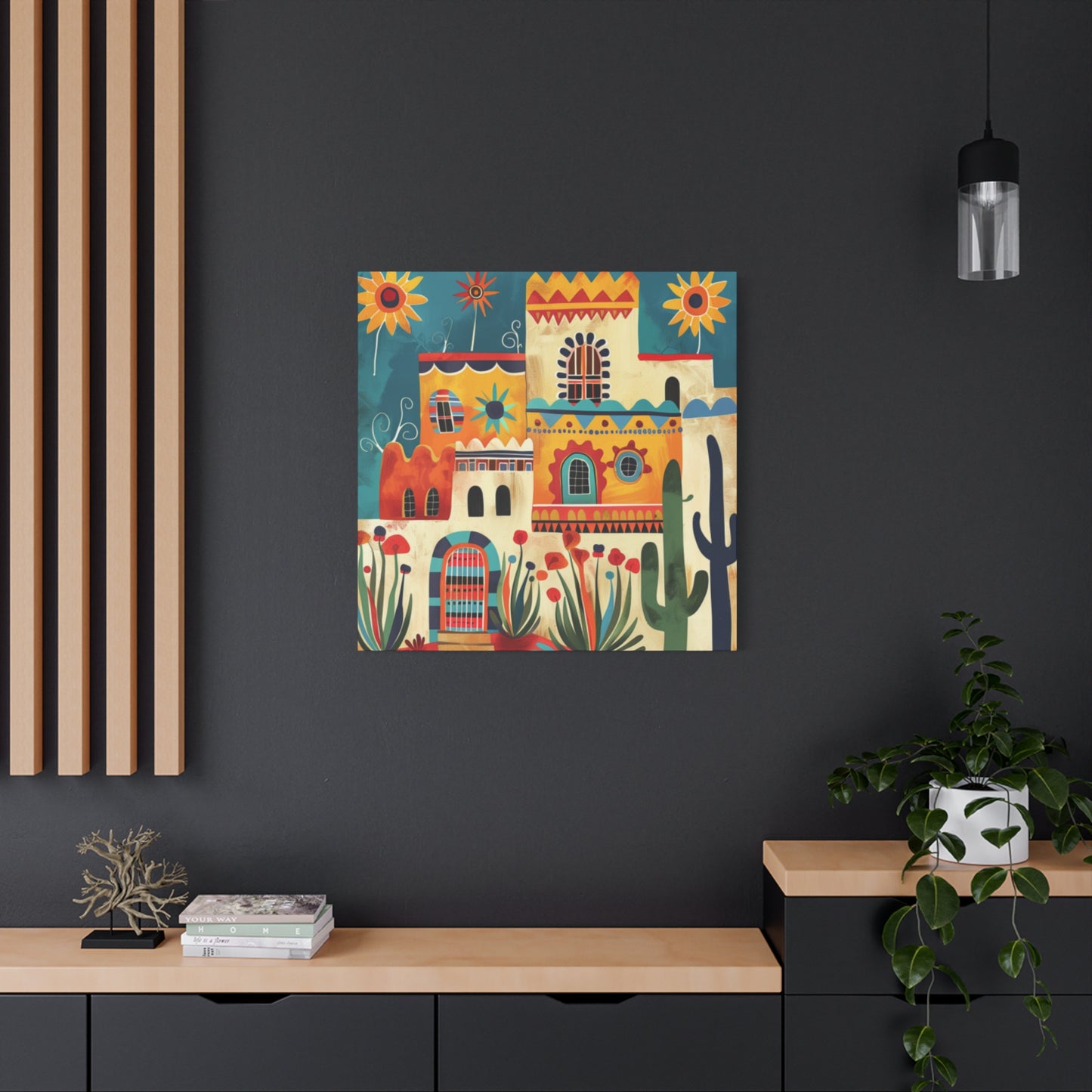 Canvas Wall Art - SF Pueblo 222
