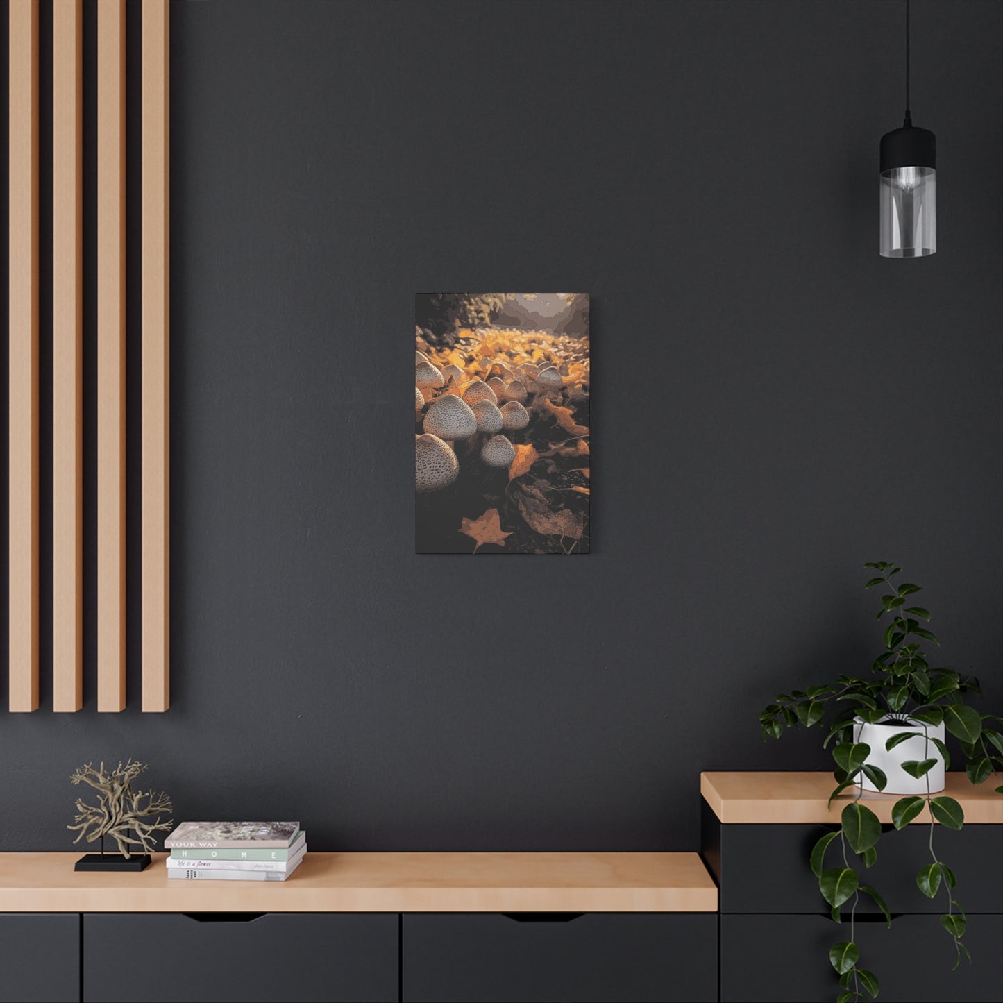 Canvas Print - Golden Colorado Mushrooms