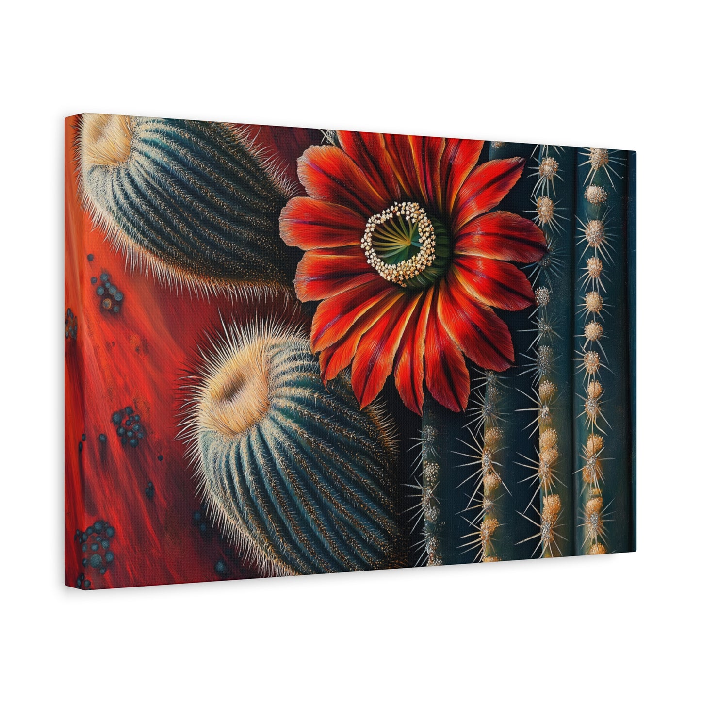 Canvas Print Santa Fe Bold Cactus Flower