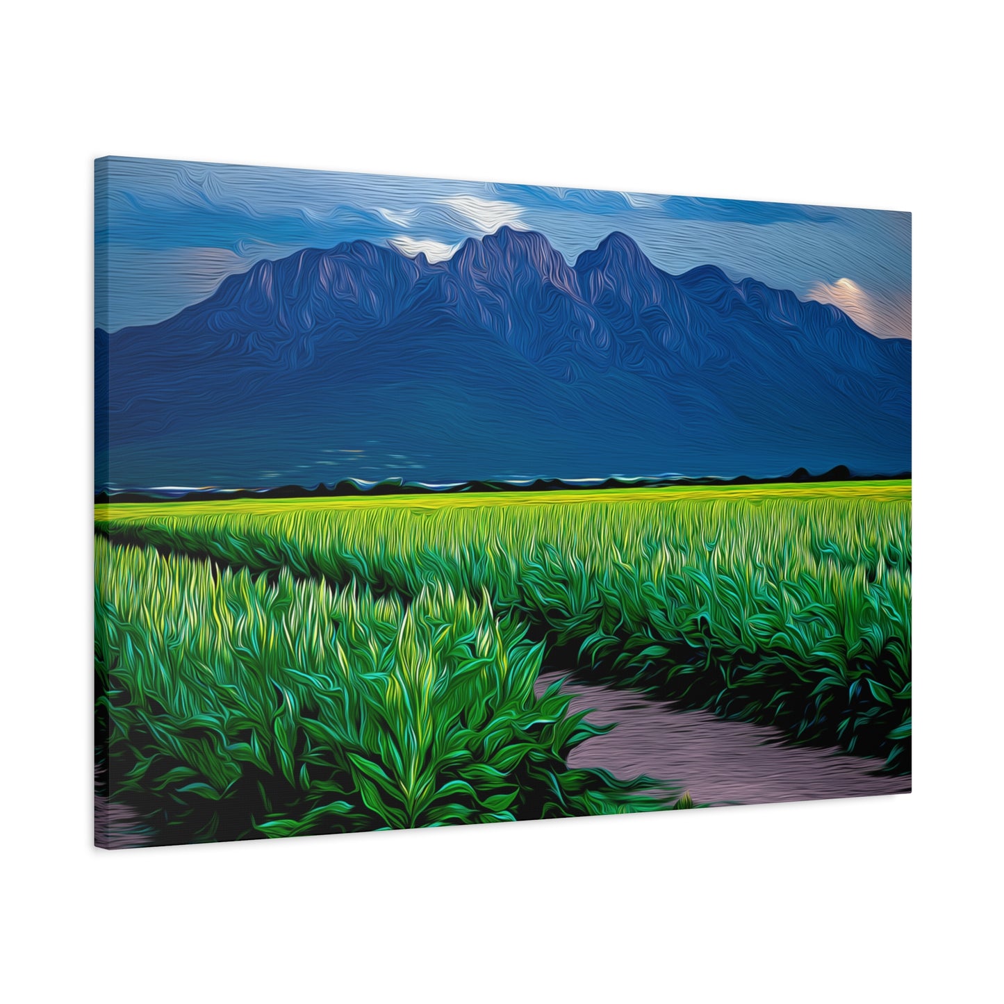 Canvas Print - Organ Mountains and Chile Field