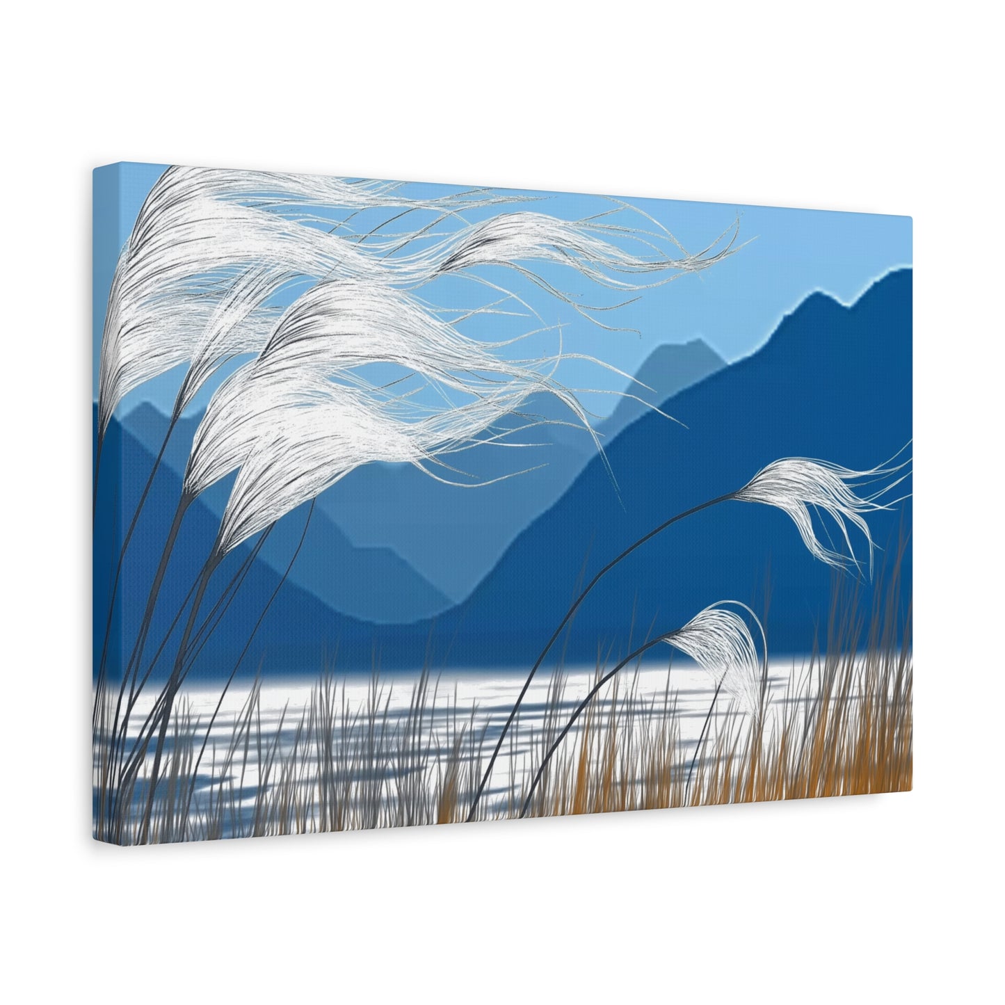 Canvas Wall Art - Blue Mountain Breeze
