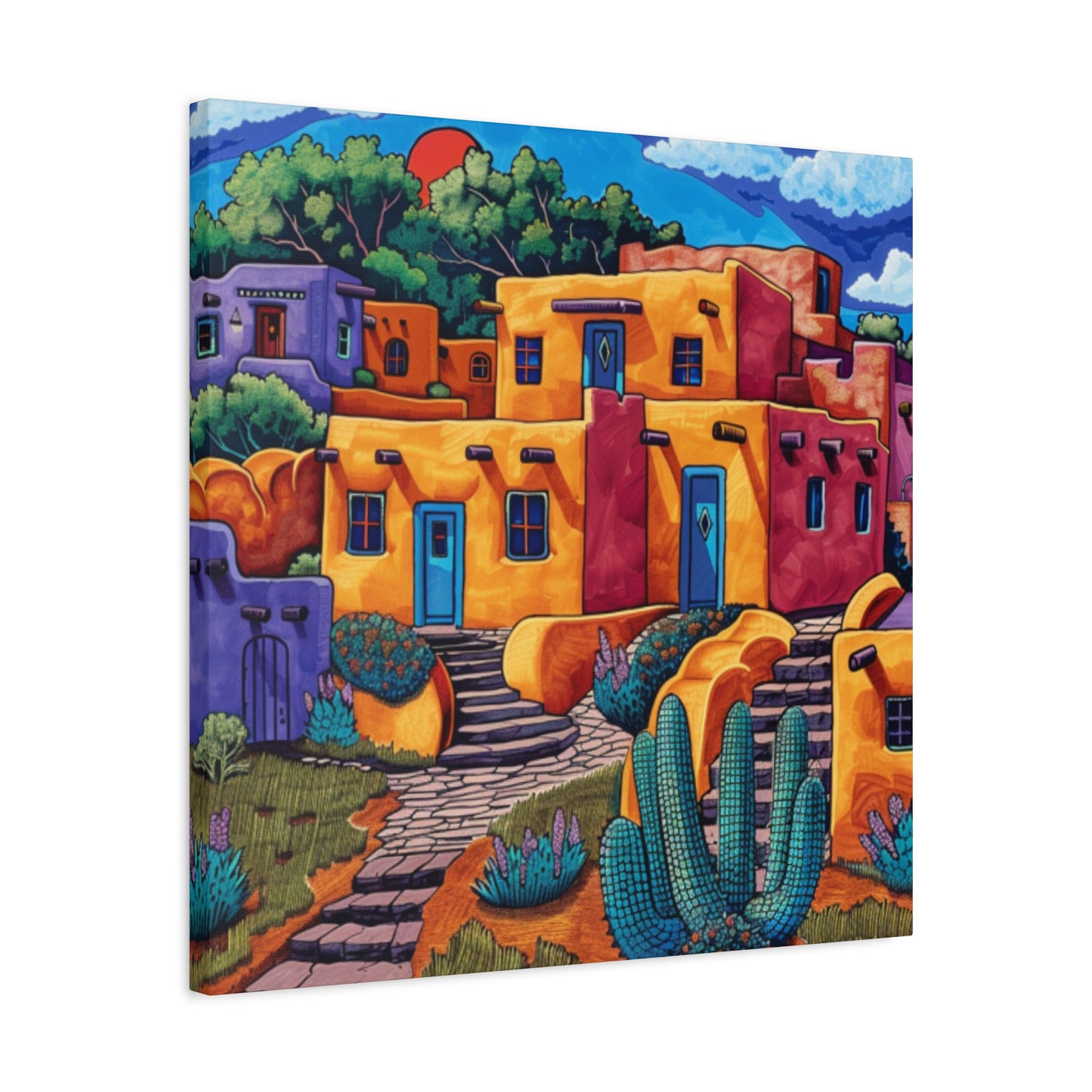 Canvas Print - Santa Fe Pueblo 22