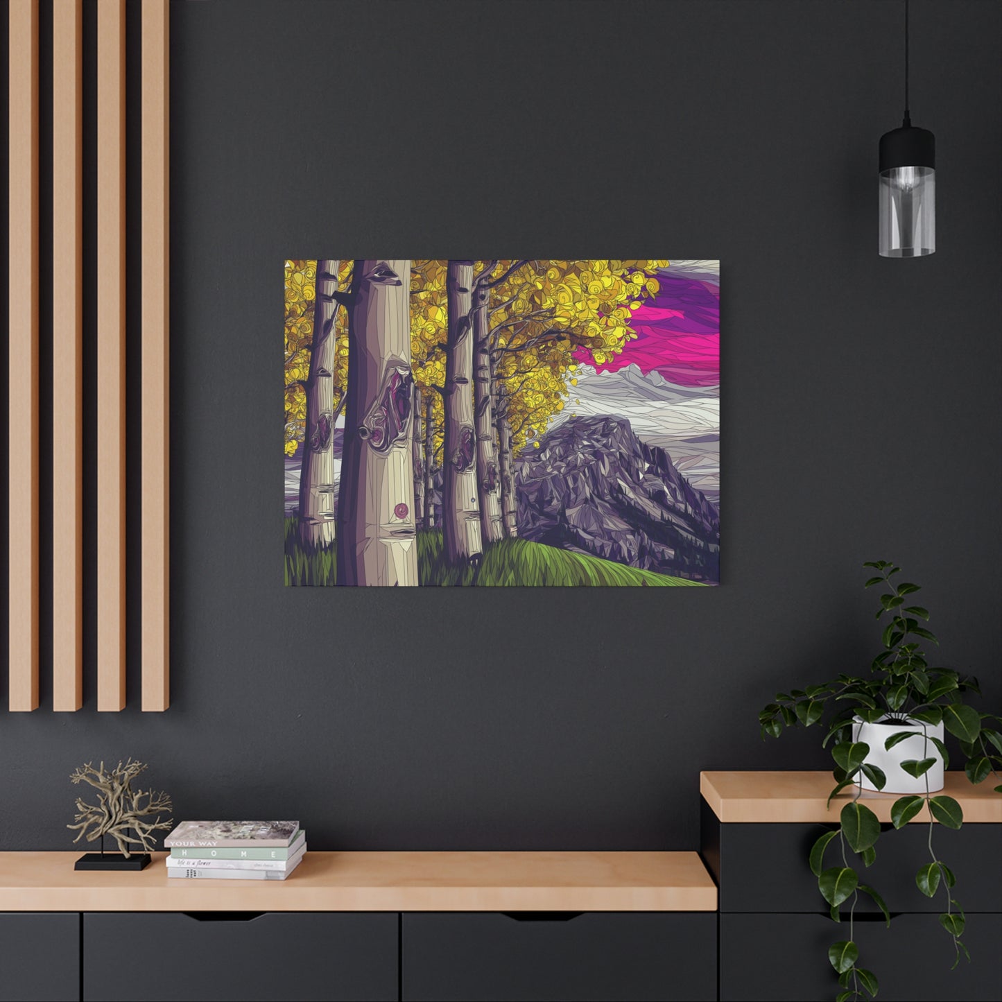 Canvas Print - Aspen Bolder Trees