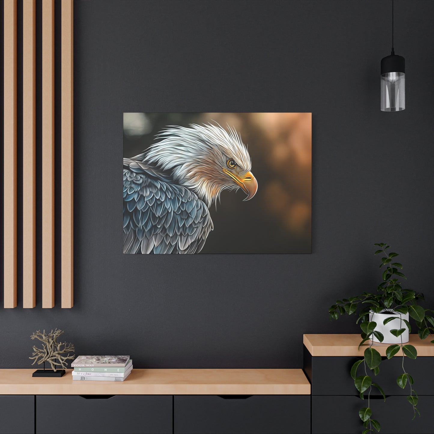Eagle Art Canvas - Majestic Wildlife Wall Decor
