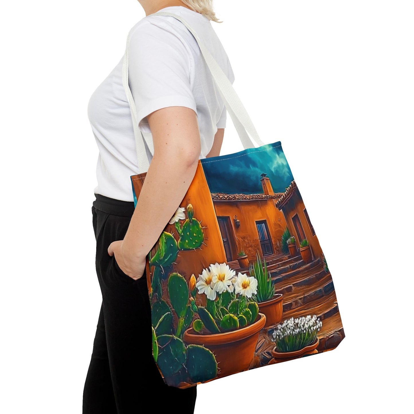 Vibrant Floral Tote Bag, Flower Print Satchel, Eco-Friendly Shopping Bag, Travel Companion, Unique Gift for Nature Lovers