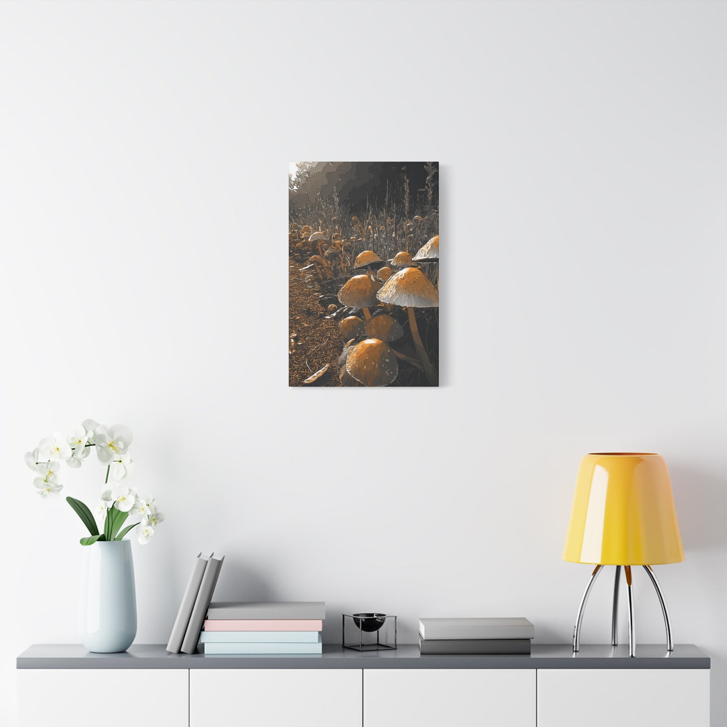 Canvas Wall Art - CO Tan MR Design, 1 25" Stretched