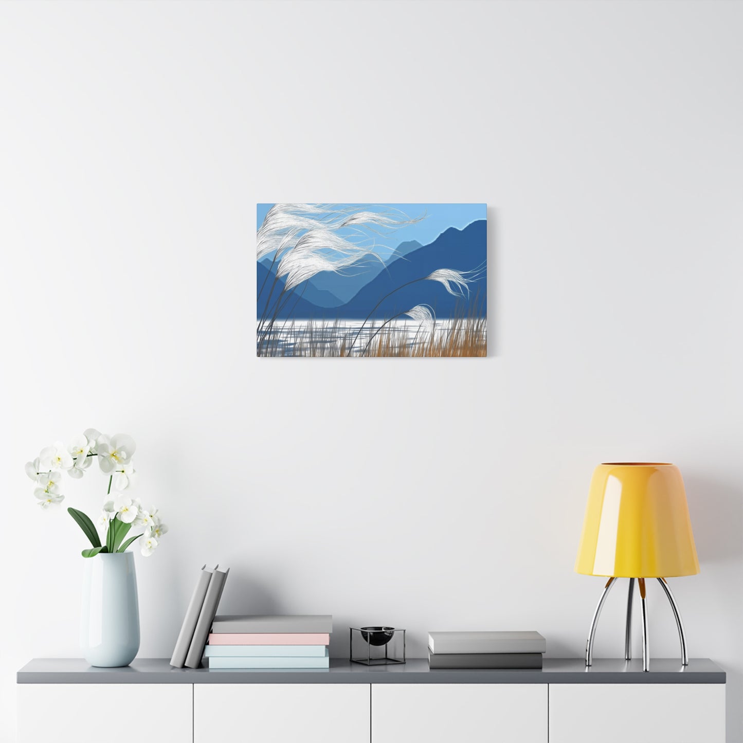 Canvas Wall Art - Blue Mountain Breeze
