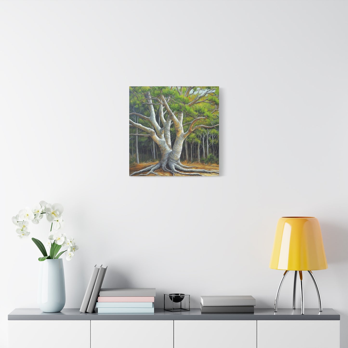 Canvas Wall Art - Pondering Pine Tree VI