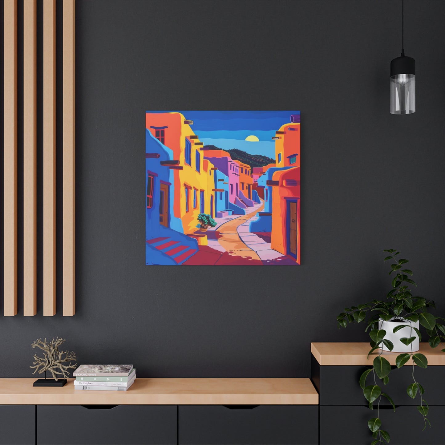 Canvas Wall Art - Santa Fe Street 405