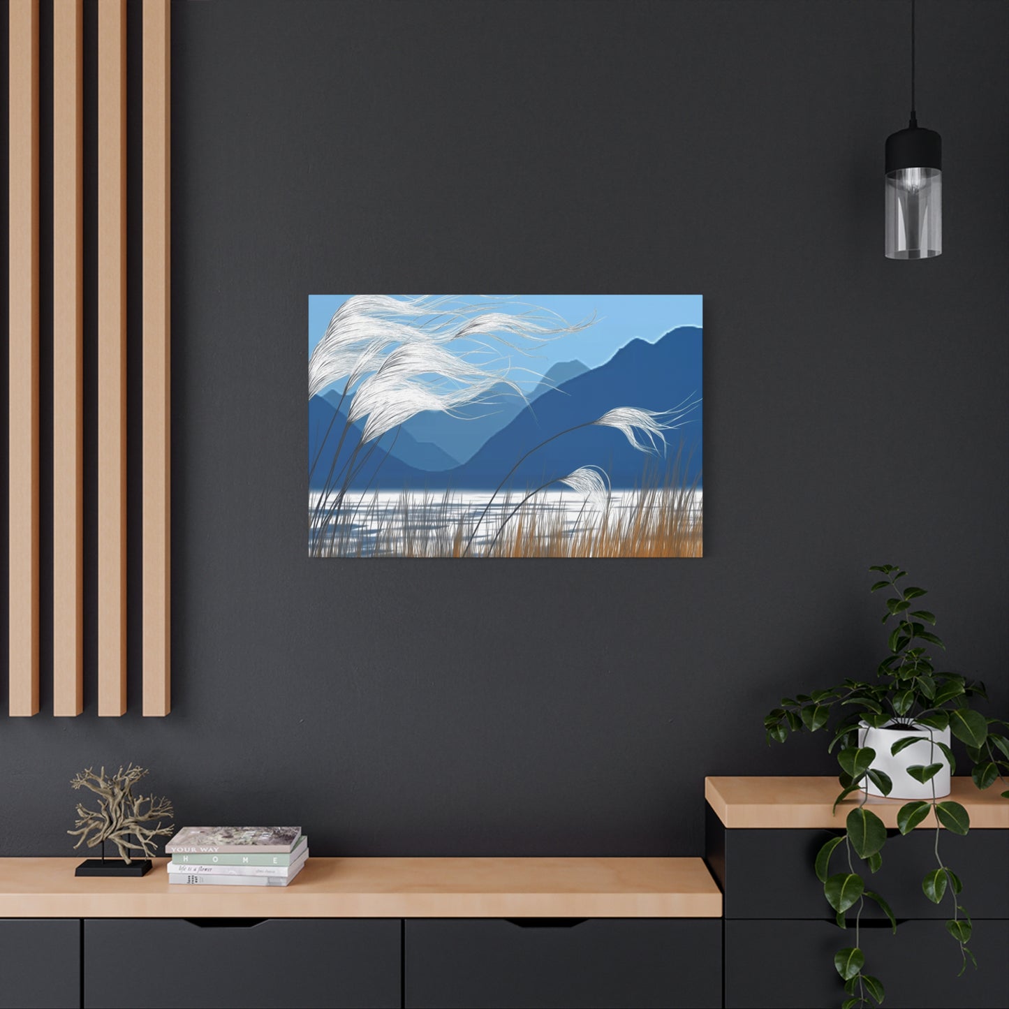 Canvas Wall Art - Blue Mountain Breeze