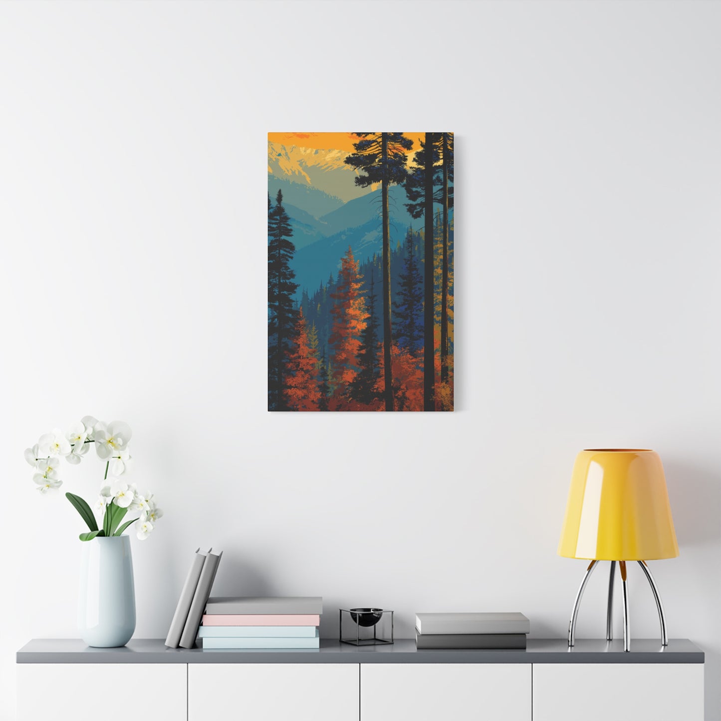 Canvas Print - Rocky Mountain Glorious Trees