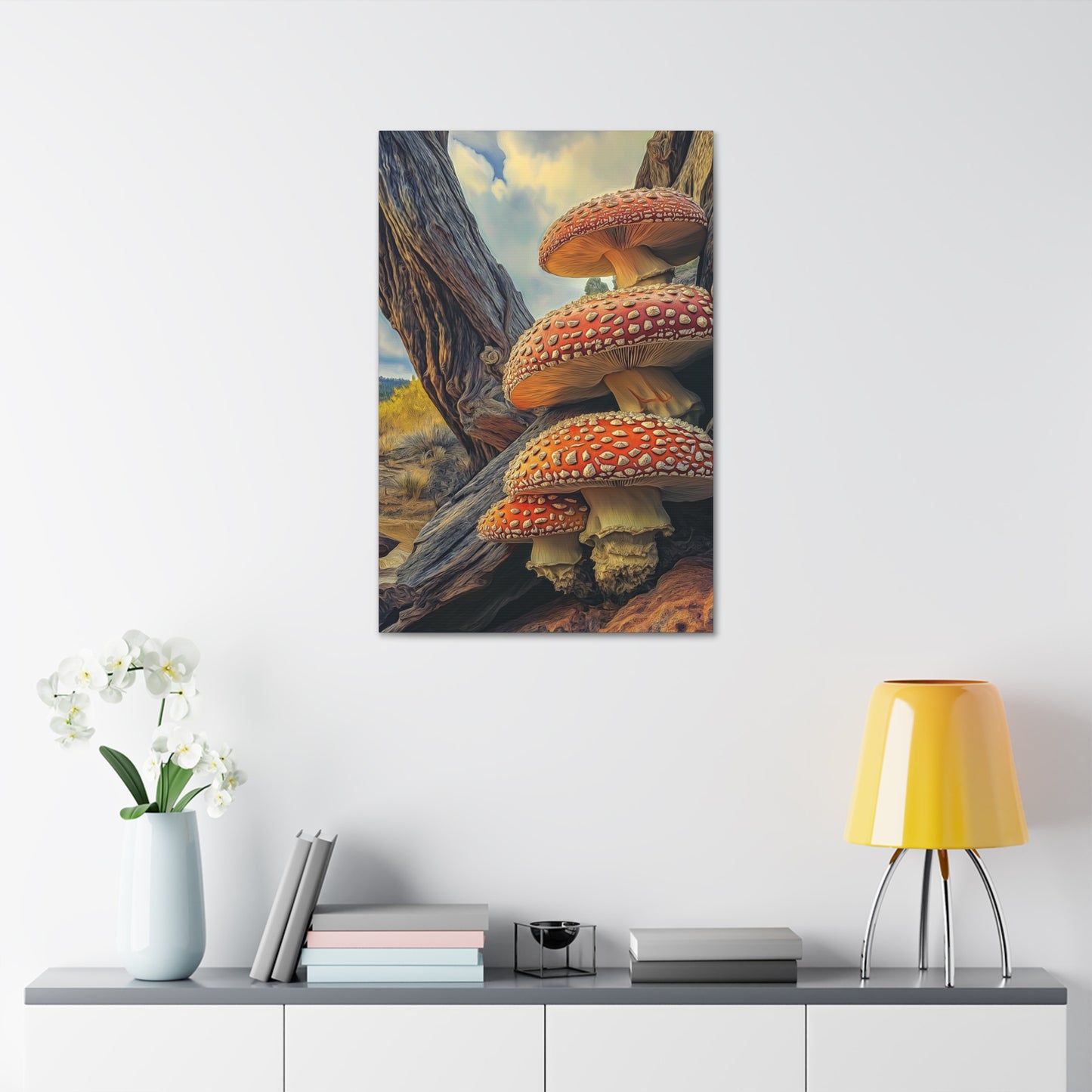 Wall Art - Mountain High Mushroom 1.5 inch depth