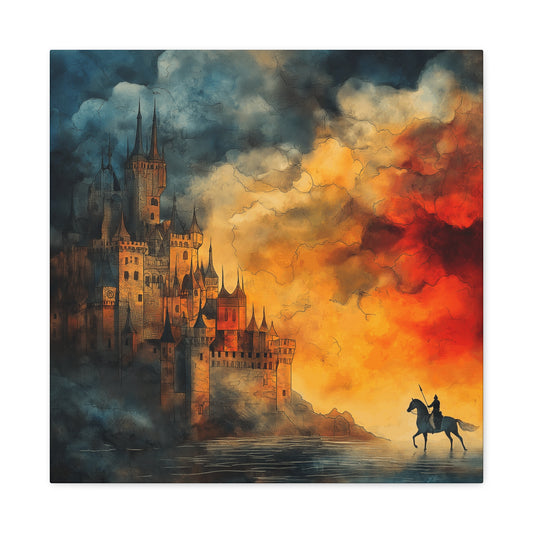 Fantasy Castle Canvas Art - Stretched Wall Decor for Home