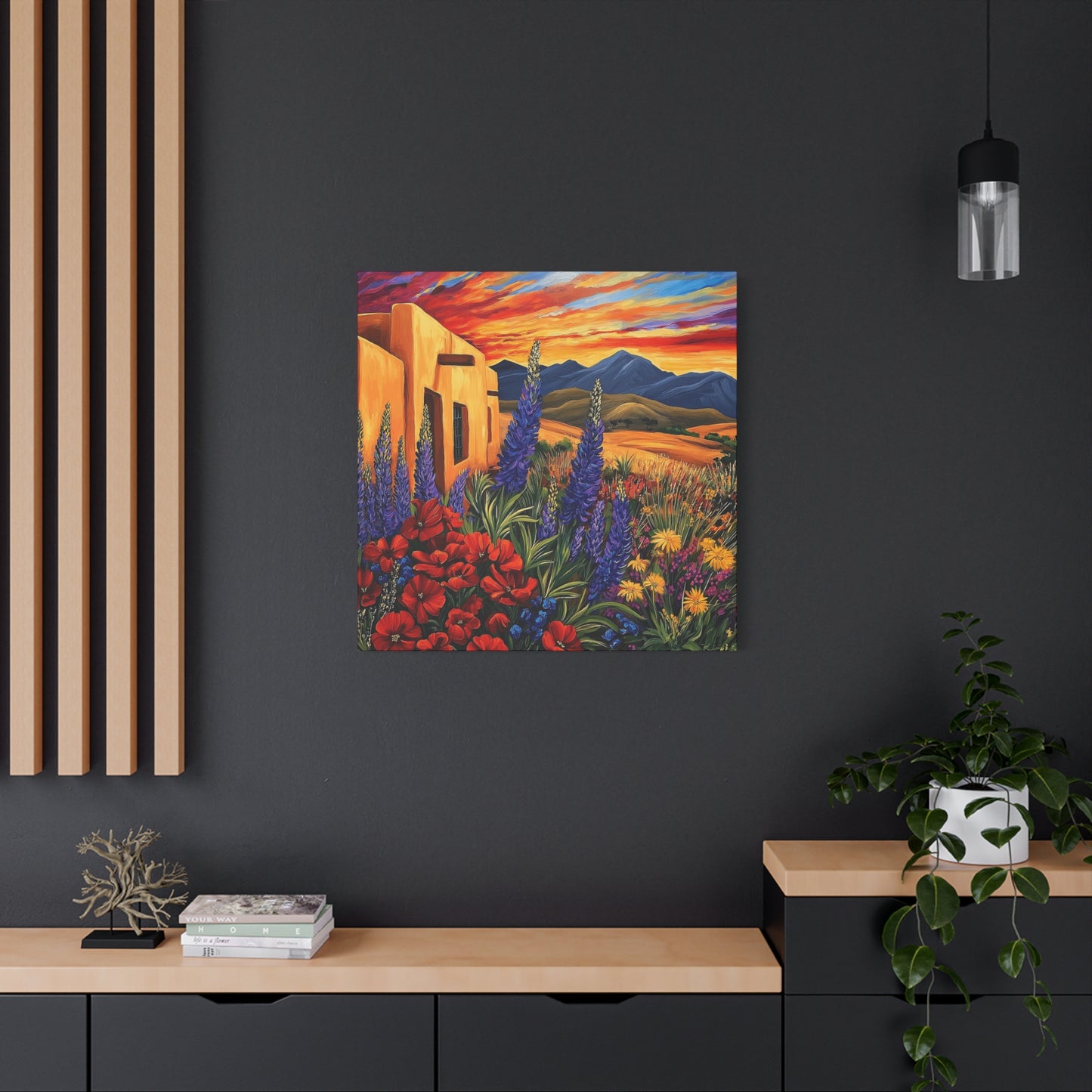 Canvas Wall Art - Sunny New Mexico Casa