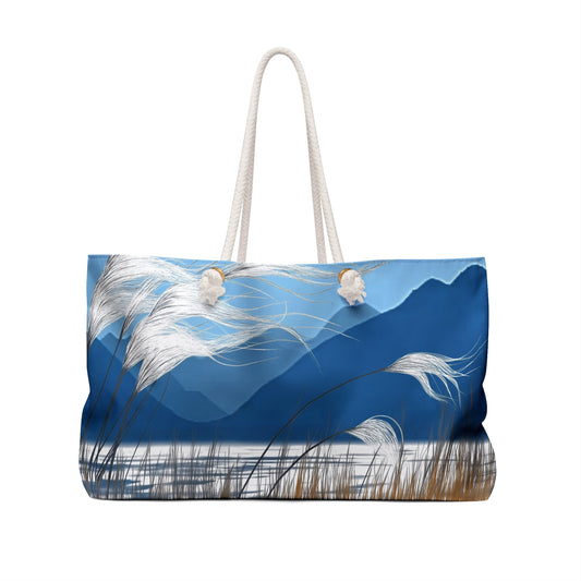 Serene Landscape Weekender Bag | Travel Tote for Nature Lovers, Weekend Getaway Bag, Stylish Holiday Luggage, Eco-Friendly Travel