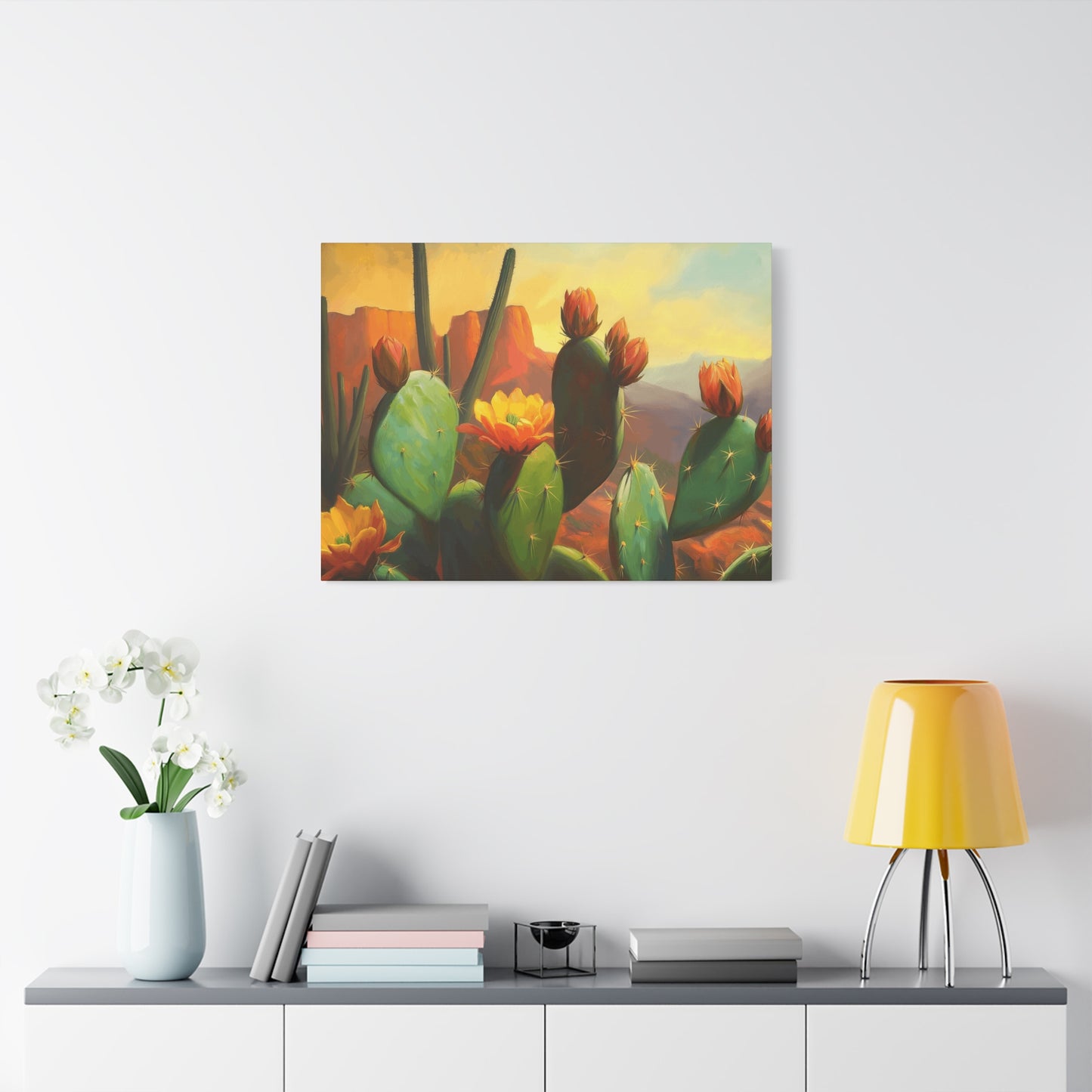 Desert Cactus Canvas Print