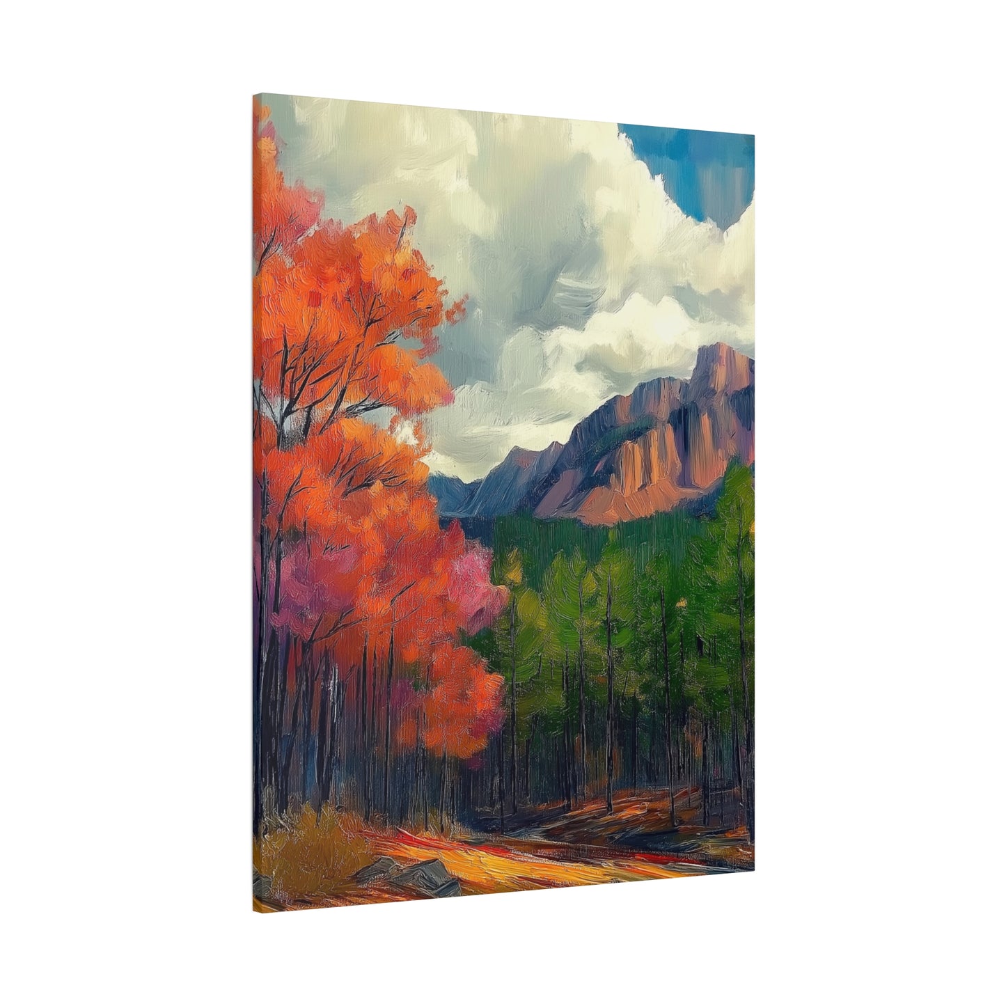 Canvas Print - Rocky Mountain Glorious Trees
