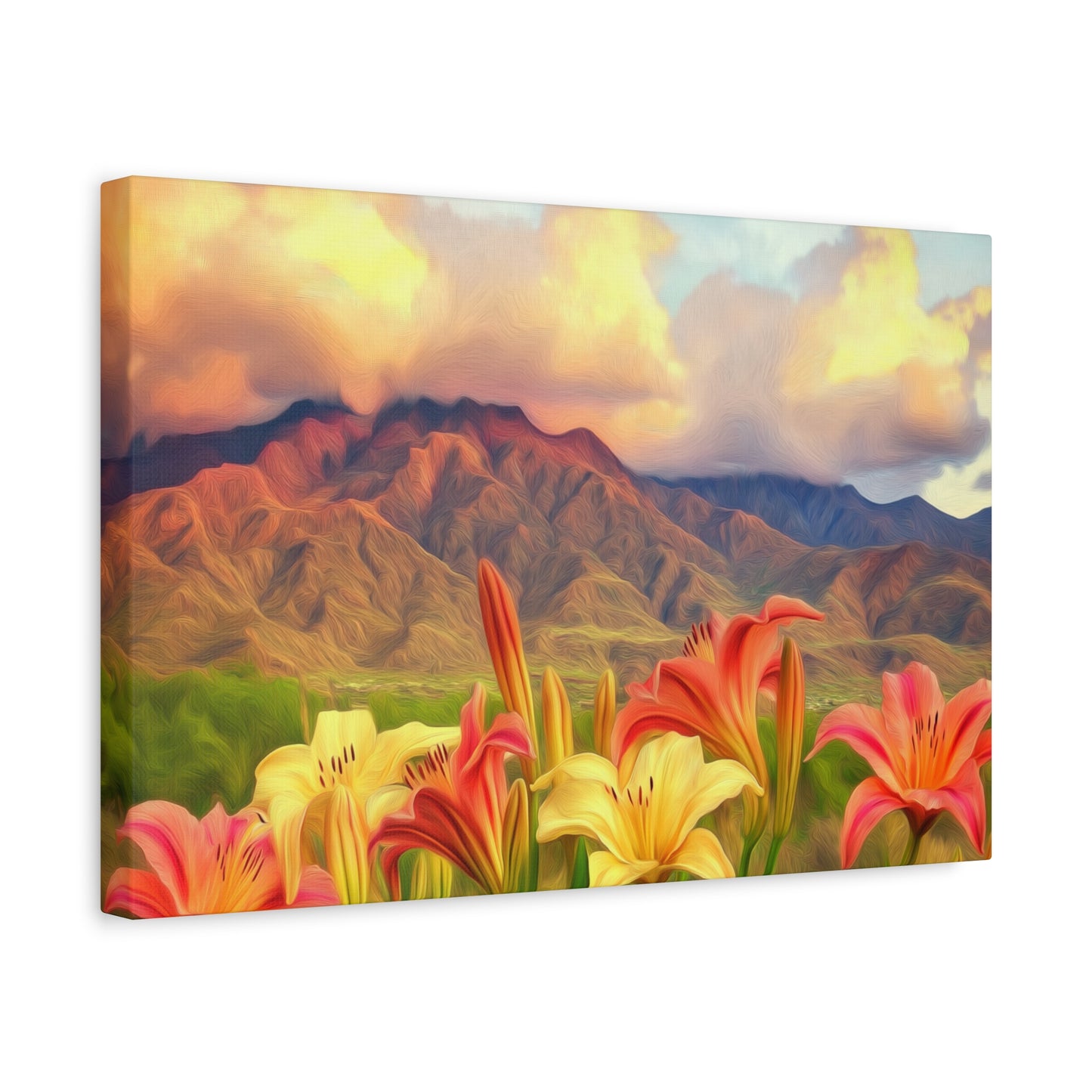 Canvas Print - SF Lillies at Dawn V4