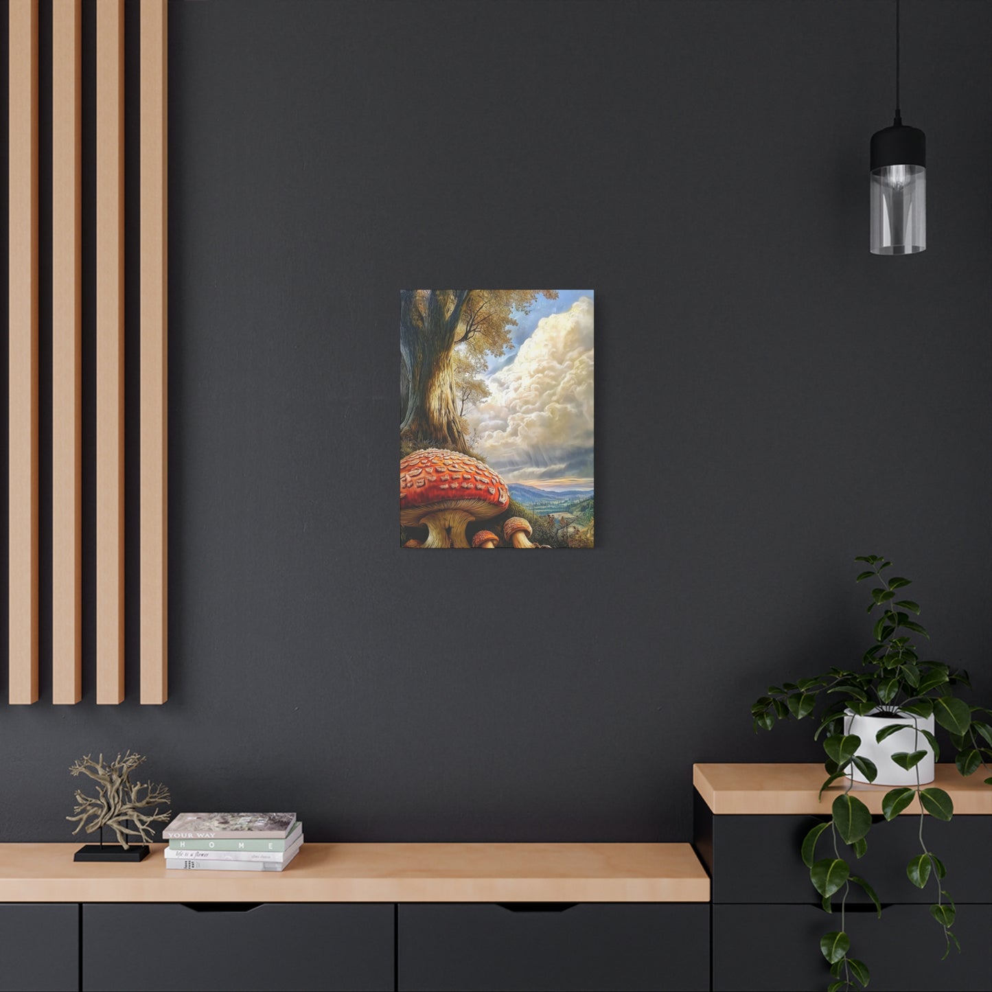 Canvas Print - Giant Red Mushroom in Rockies