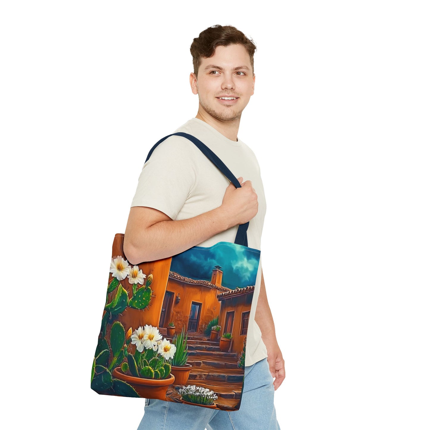 Vibrant Floral Tote Bag, Flower Print Satchel, Eco-Friendly Shopping Bag, Travel Companion, Unique Gift for Nature Lovers