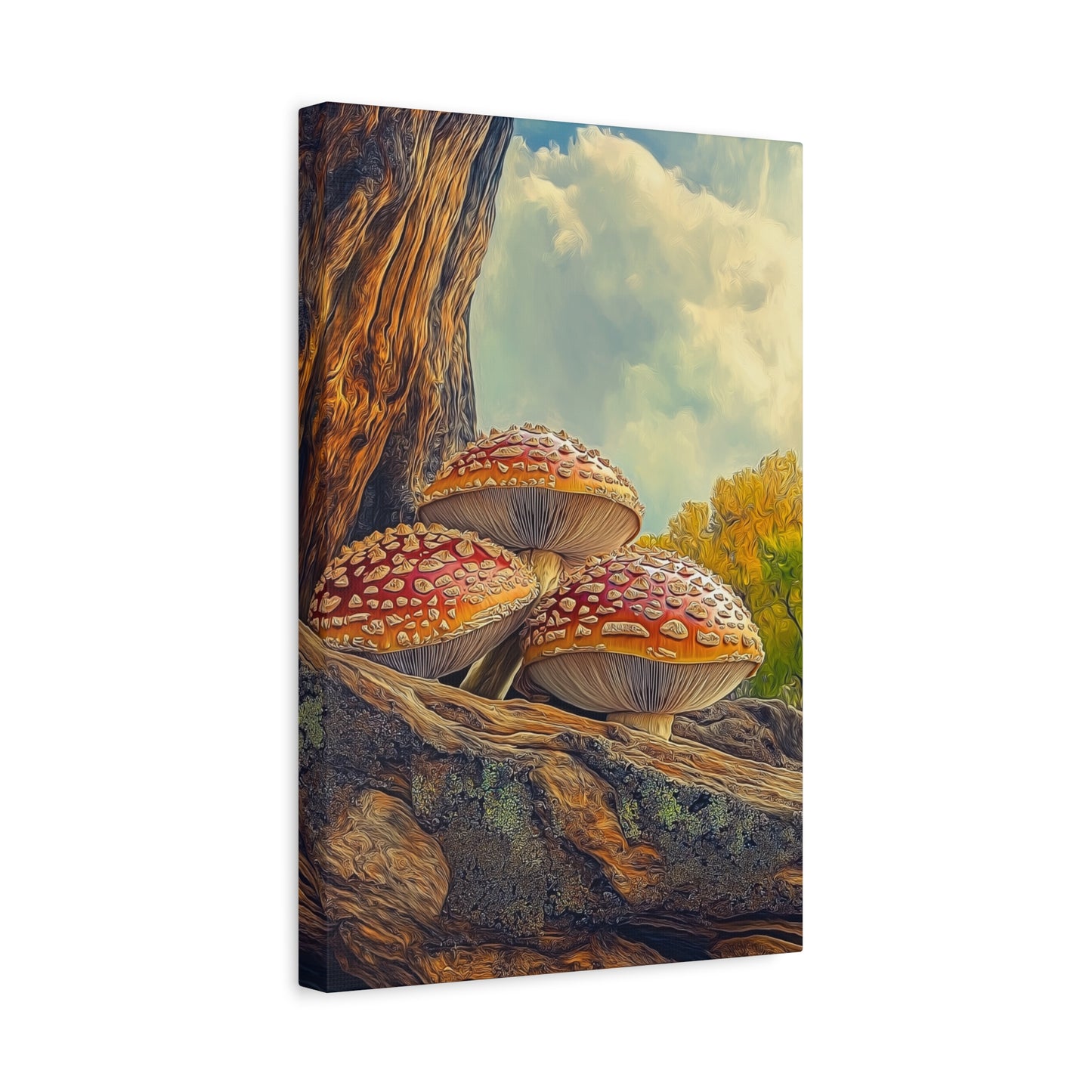 Canvas Print - Red Cap Mushroom Air