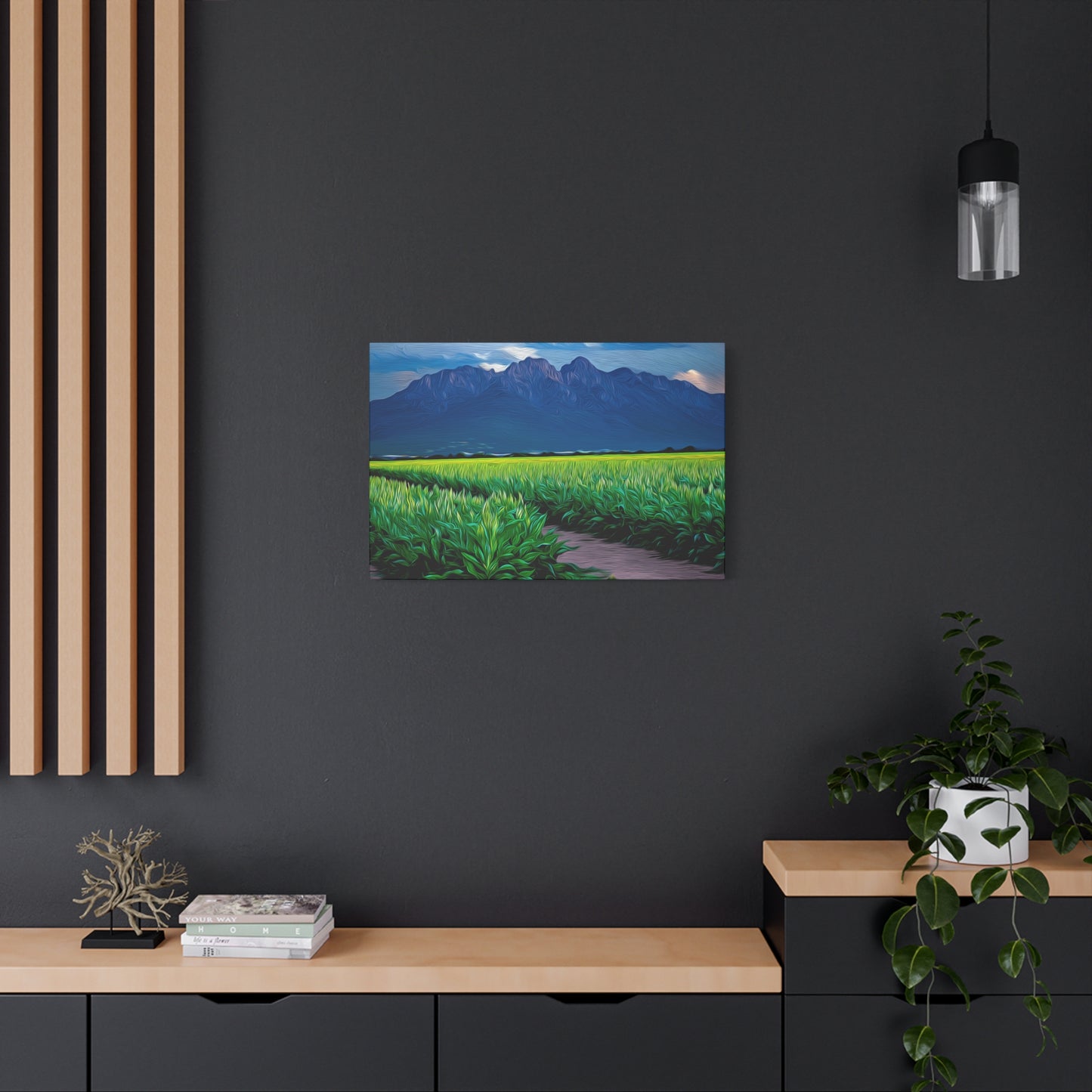 Canvas Print - Organ Mountains and Chile Field