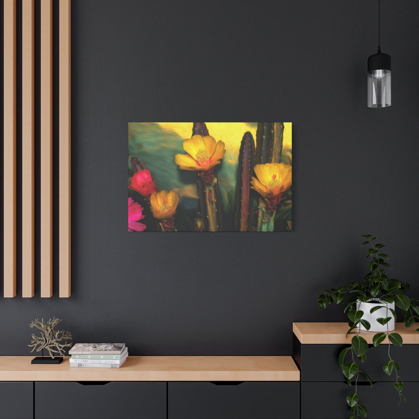 Canvas Print - Cacti Bold Flowers SFC
