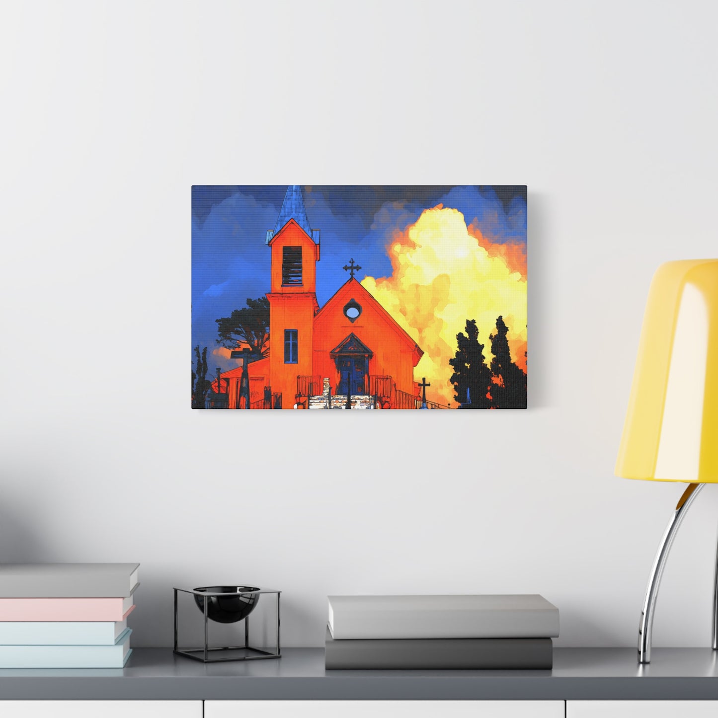 Canvas Print Santa Fe Mission