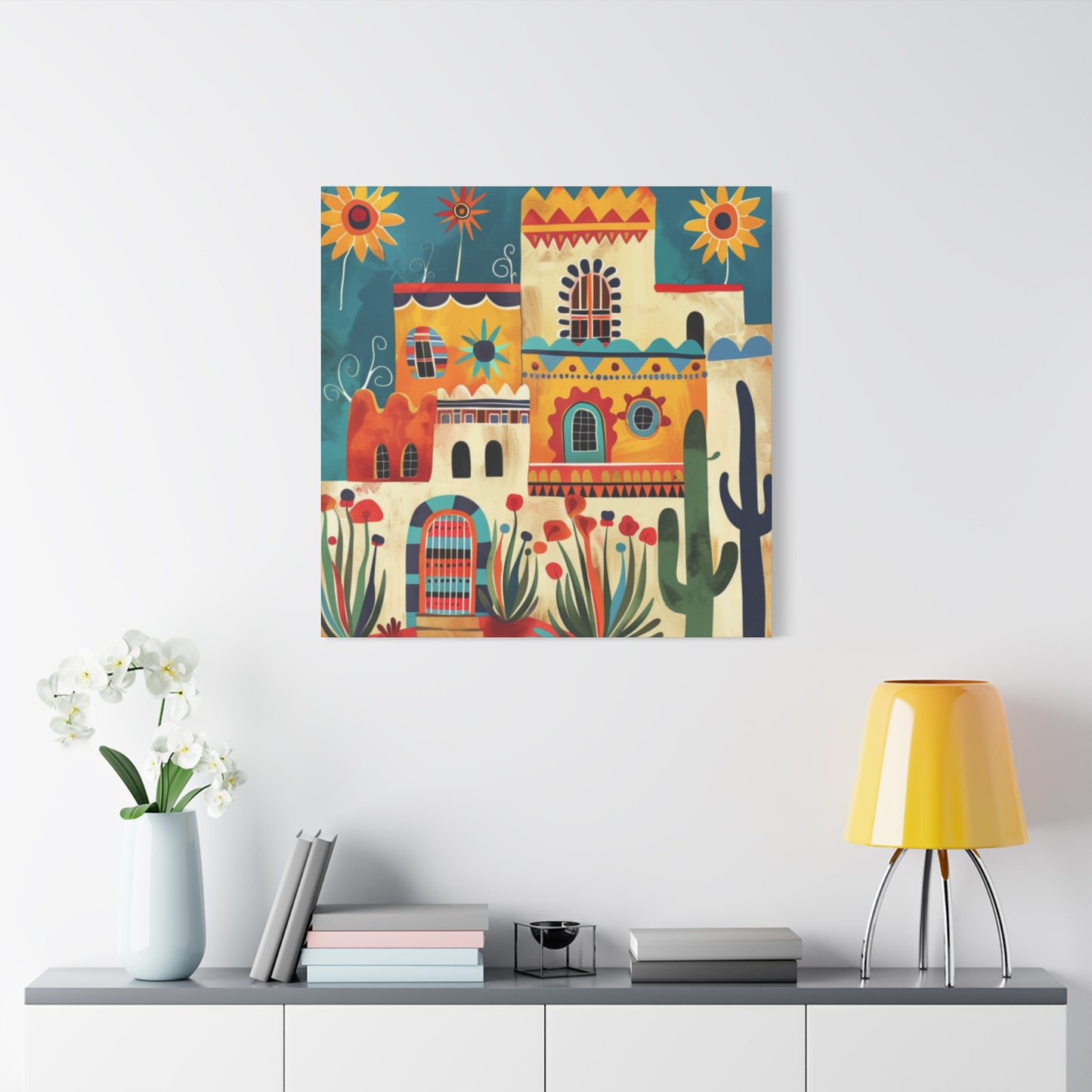 Canvas Wall Art - SF Pueblo 222