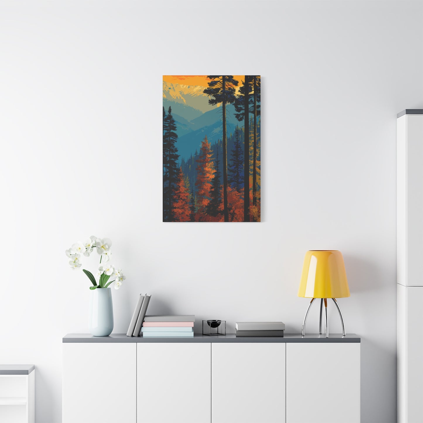 Canvas Print - Rocky Mountain Glorious Trees