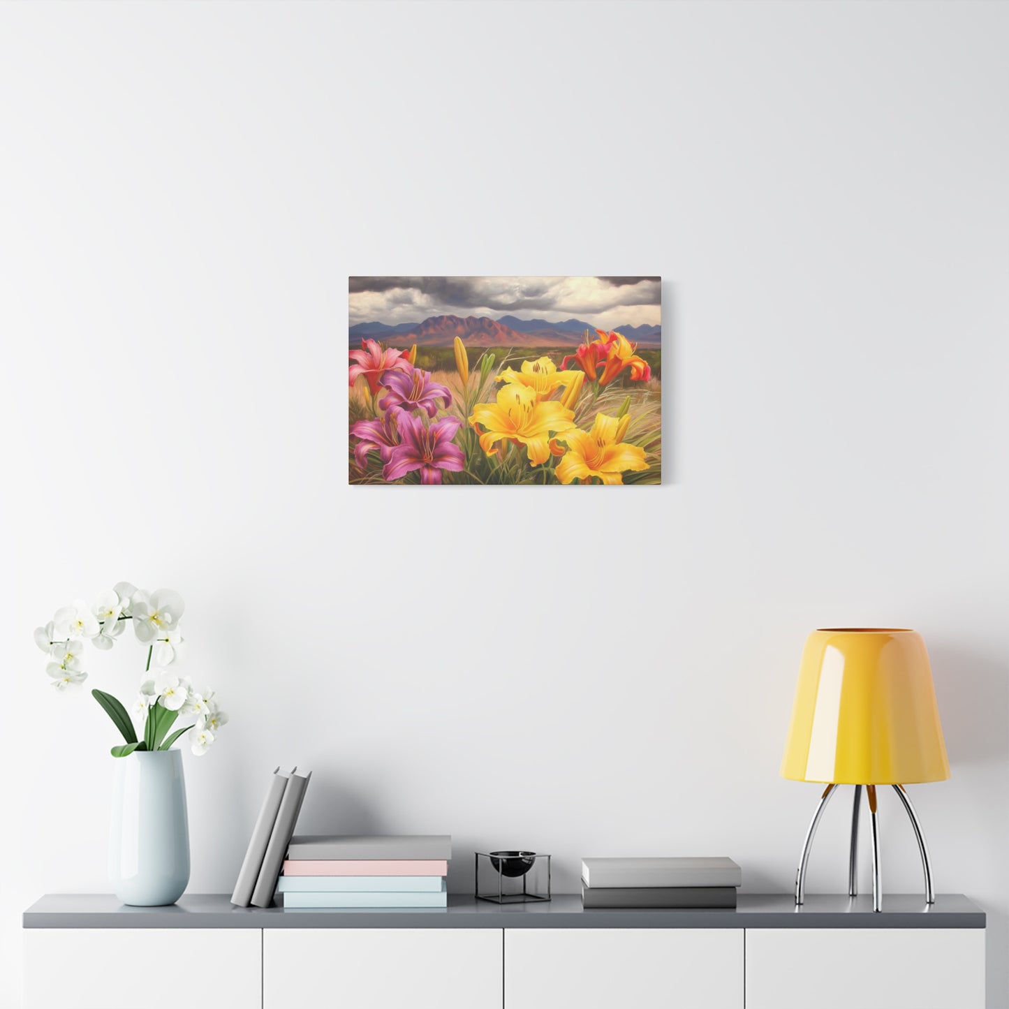 Canvas Print-Day Lillies Santa Fe