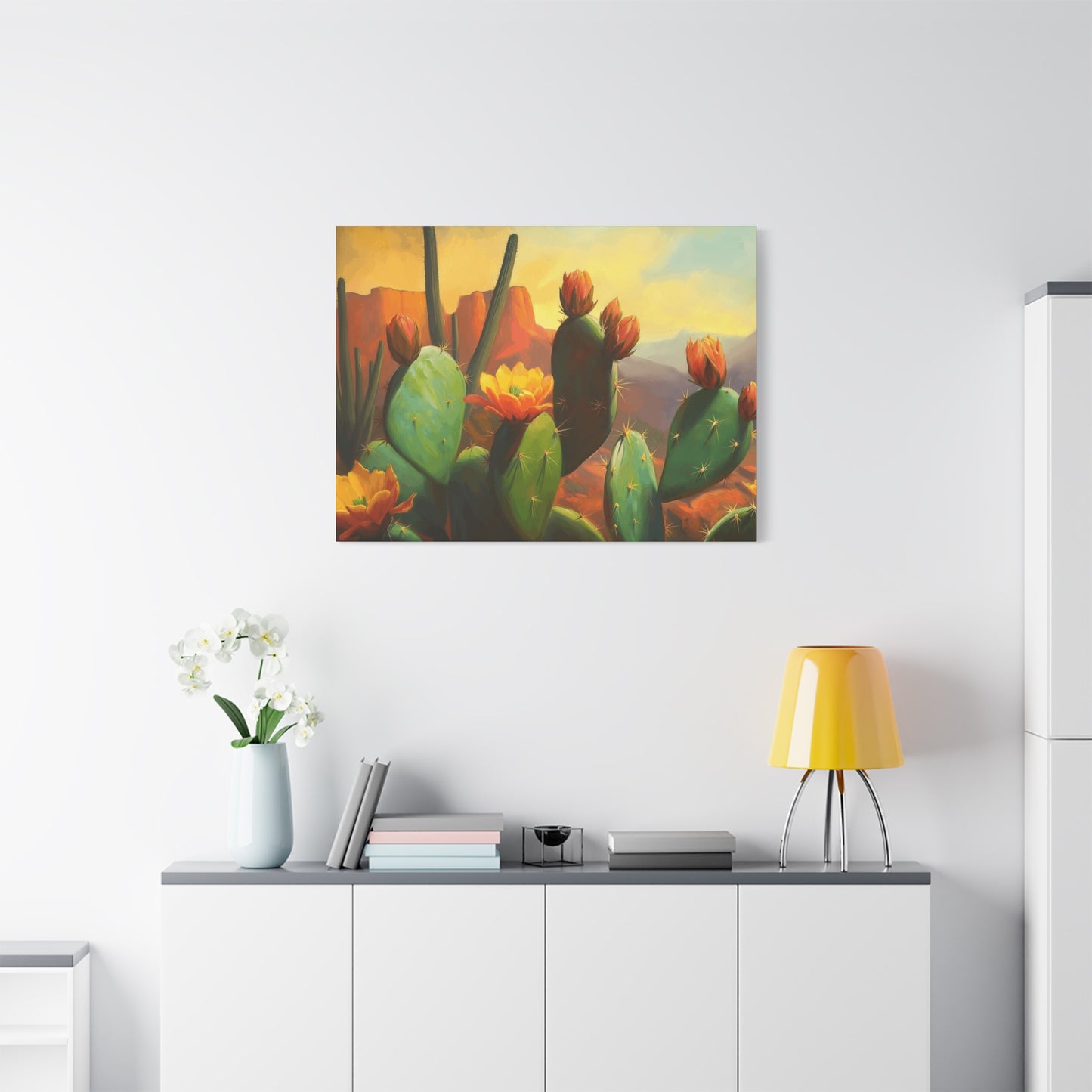 Desert Cactus Canvas Print