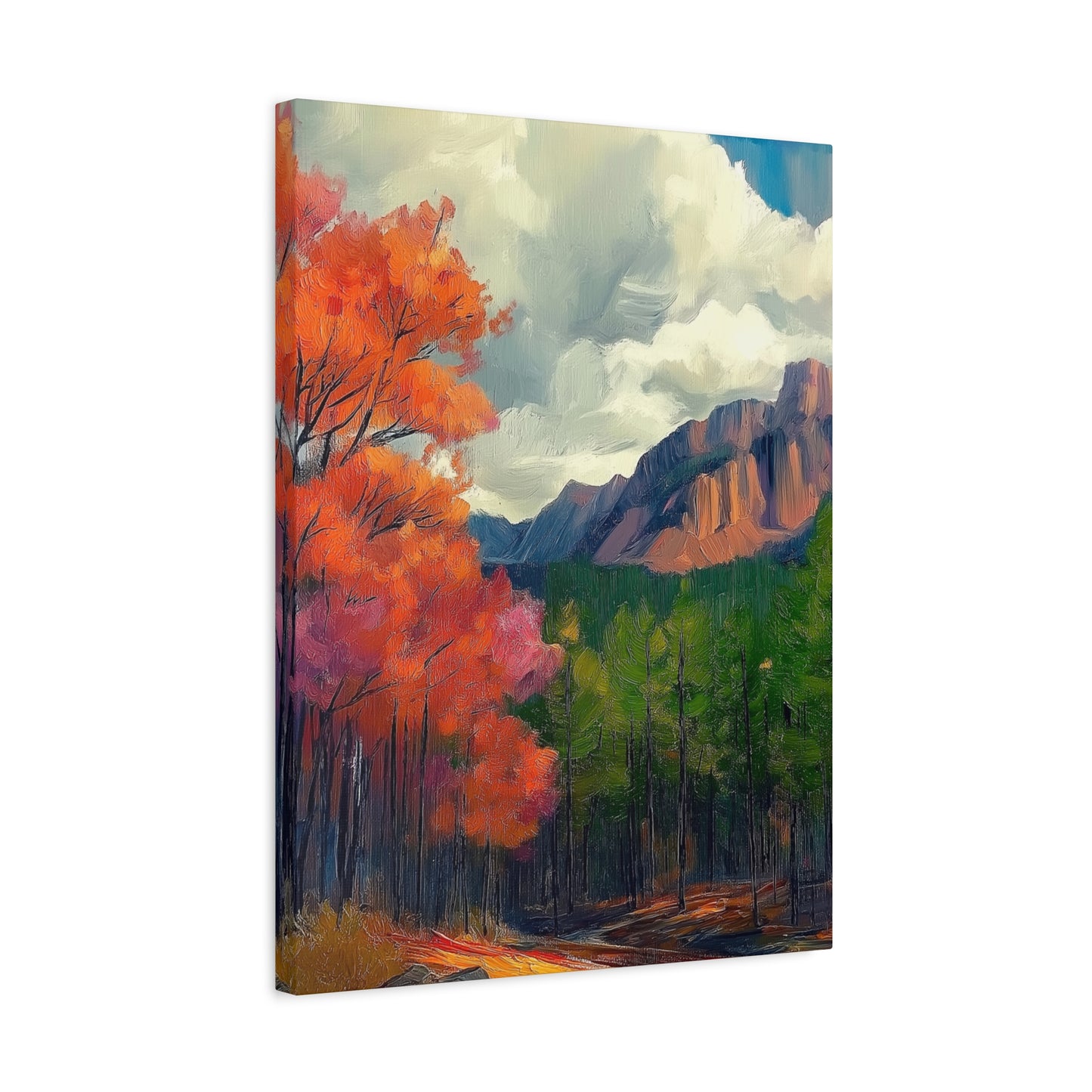 Canvas Print - Rocky Mountain Glorious Trees
