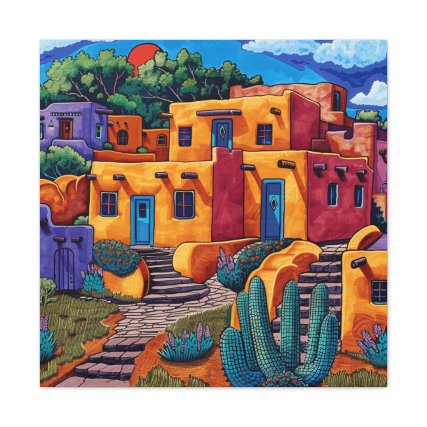 Canvas Print - Santa Fe Pueblo 22