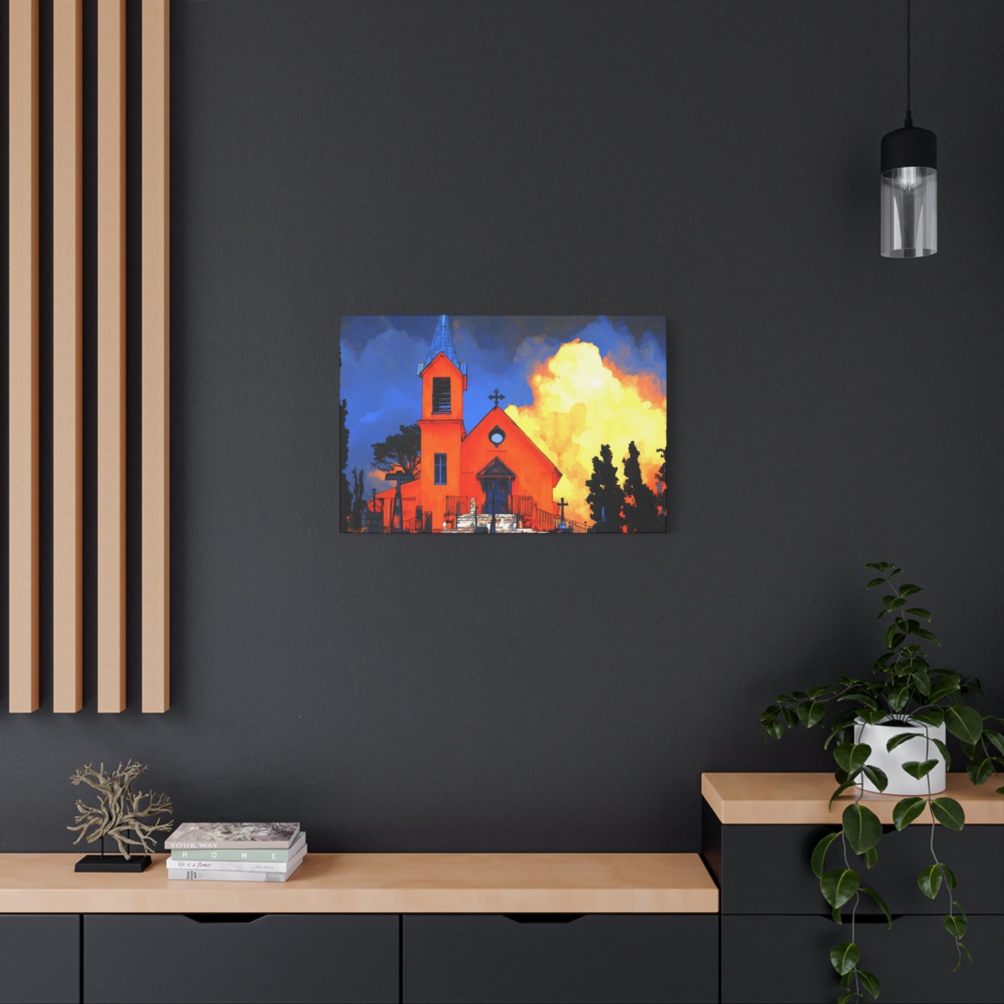 Canvas Print Santa Fe Mission