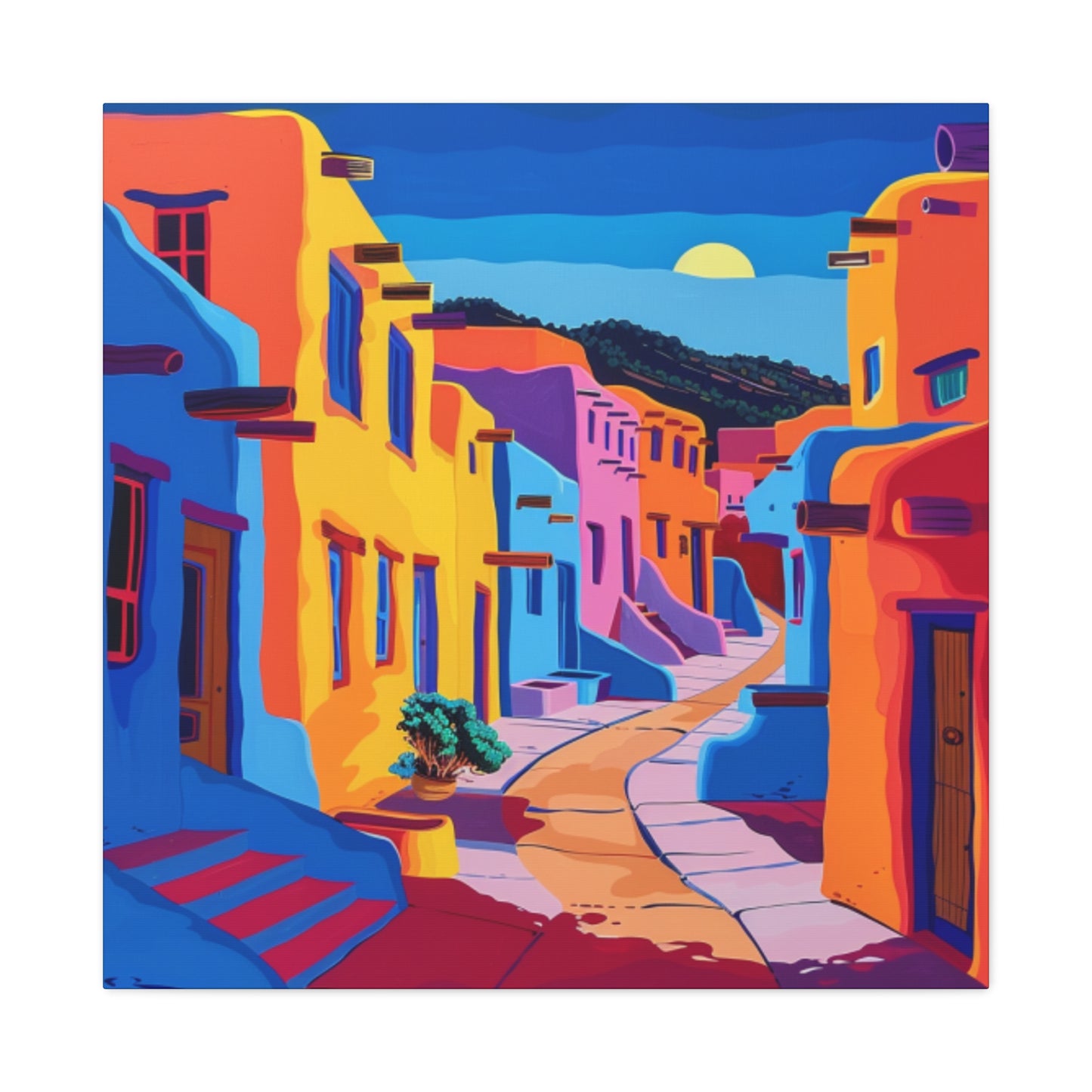 Canvas Wall Art - Santa Fe Street 405