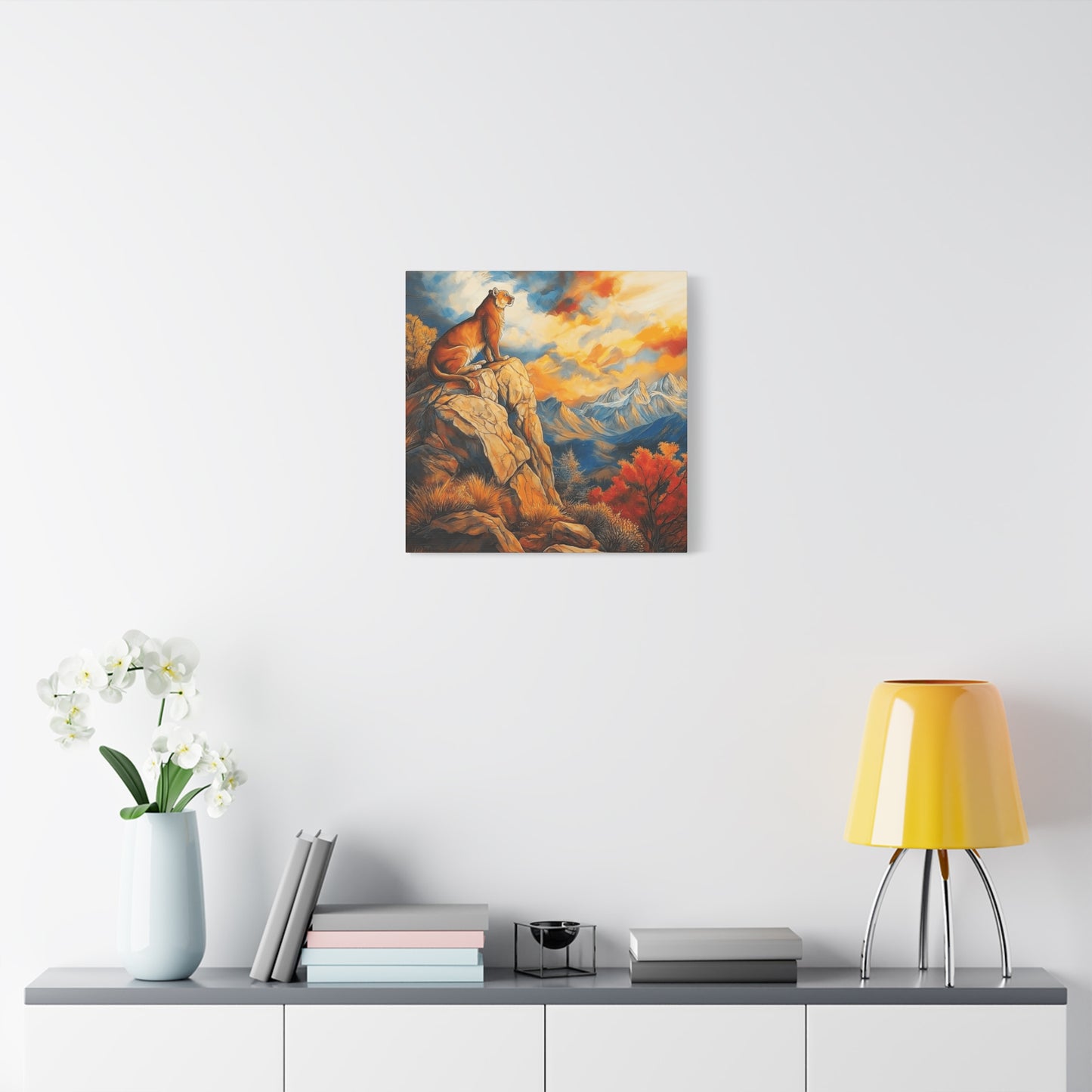 Majestic Lion Canvas Art - Vibrant Nature Wall Decor