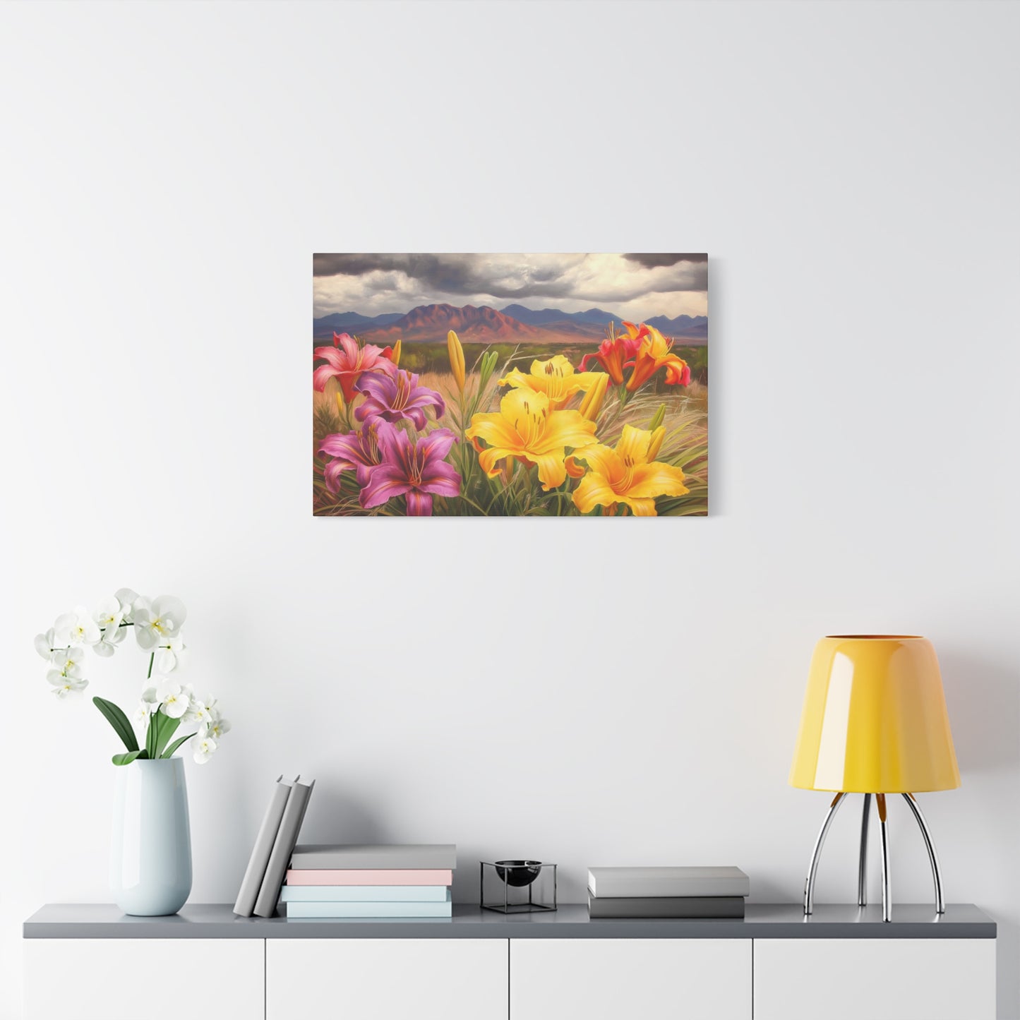 Canvas Print-Day Lillies Santa Fe