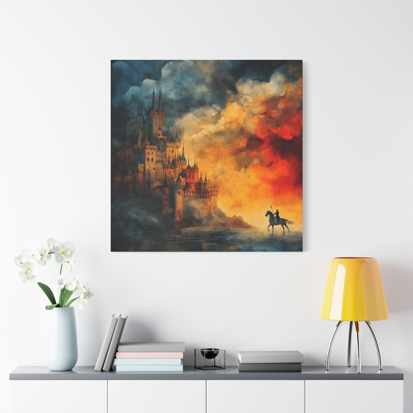 Fantasy Castle Canvas Art - Stretched Wall Decor for Home