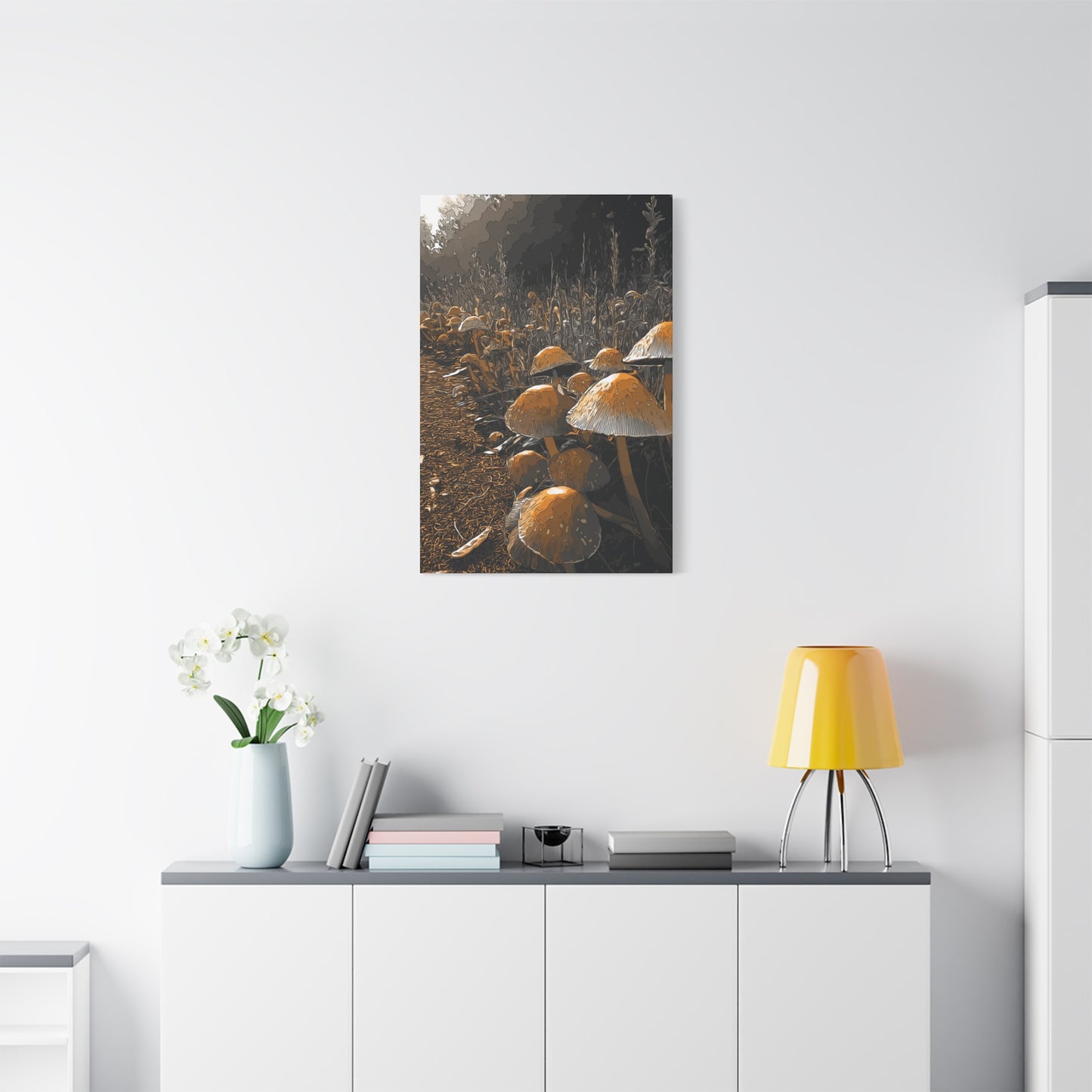 Canvas Wall Art - CO Tan MR Design, 1 25" Stretched