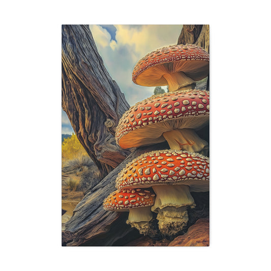 Wall Art - Mountain High Mushroom 1.5 inch depth