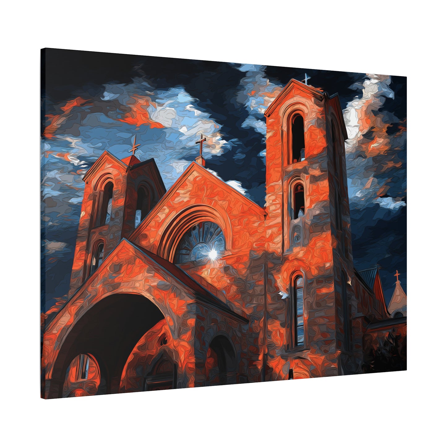Canvas Print - Church at Night