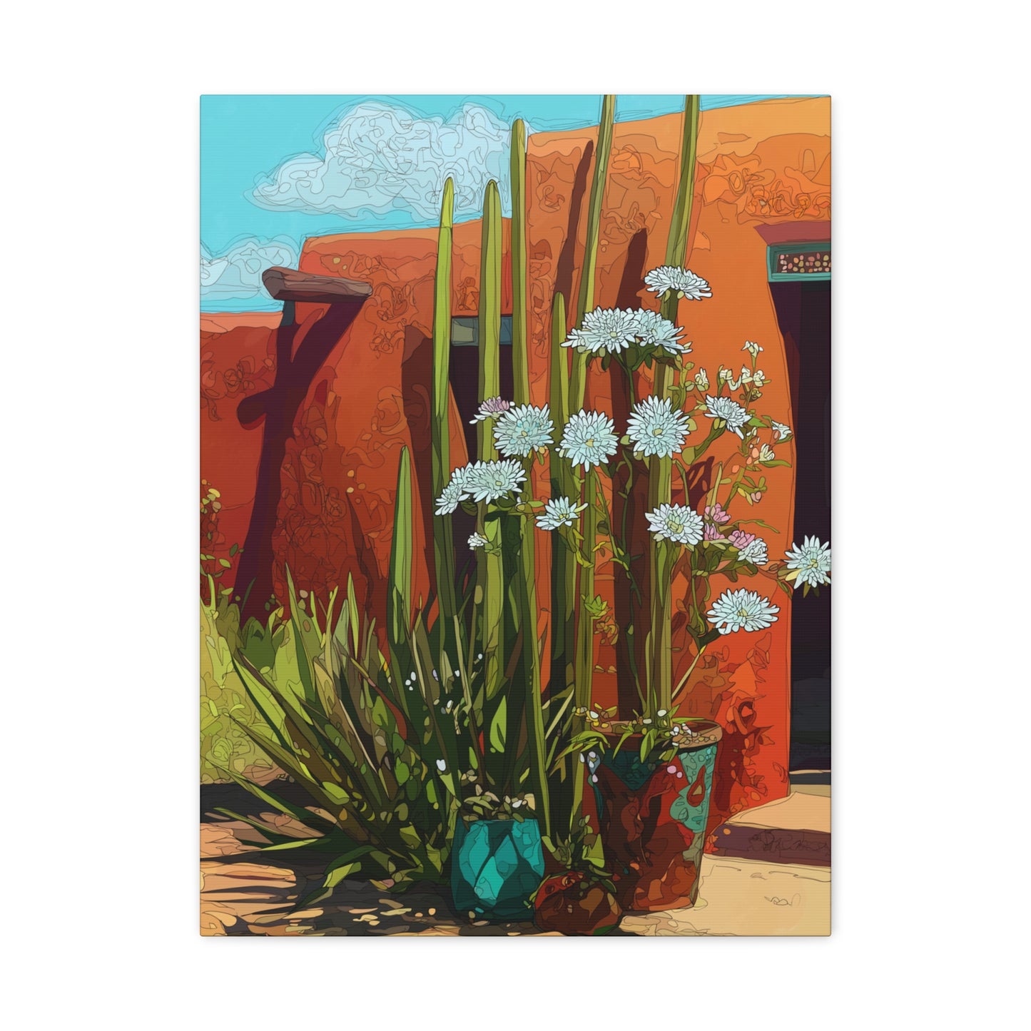 Canvas Print Santa Fe Casa #8