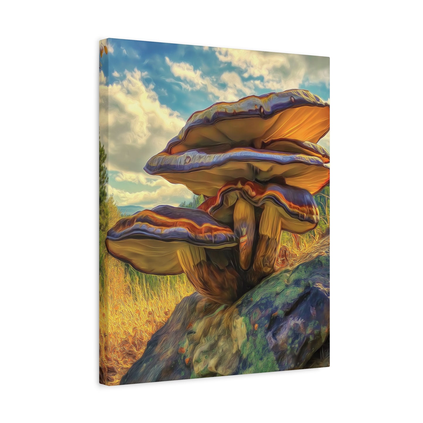 Canvas Print - Rockies Mushroom Purple
