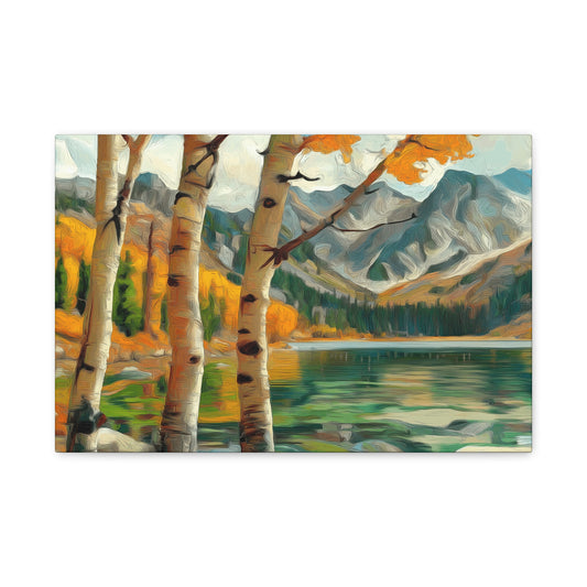 Aspens V2 at High Mountain Lake