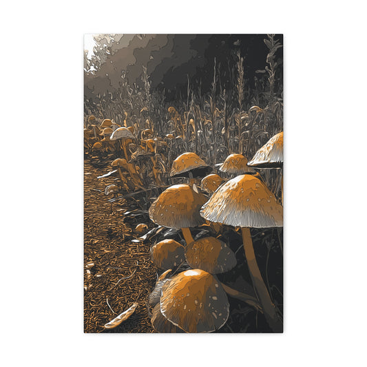 Canvas Wall Art - CO Tan MR Design, 1 25" Stretched