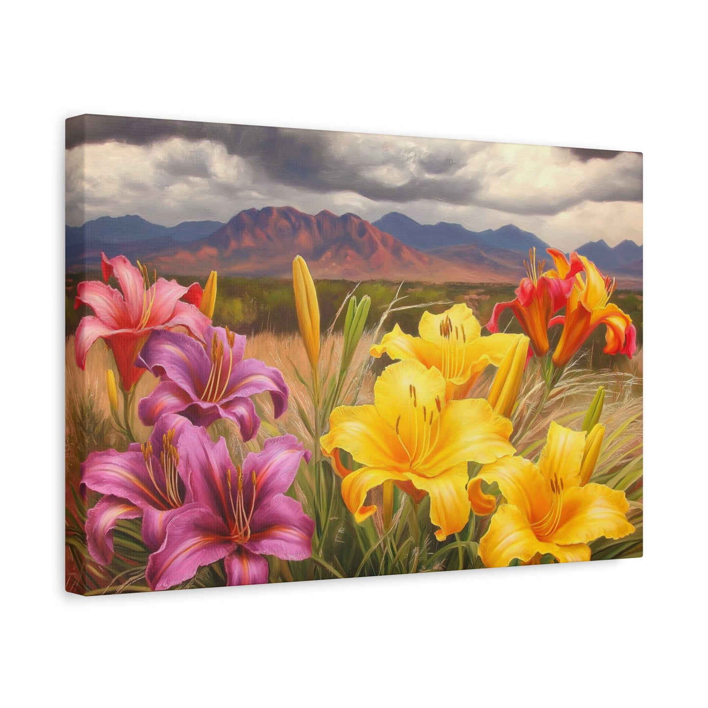 Canvas Print-Day Lillies Santa Fe