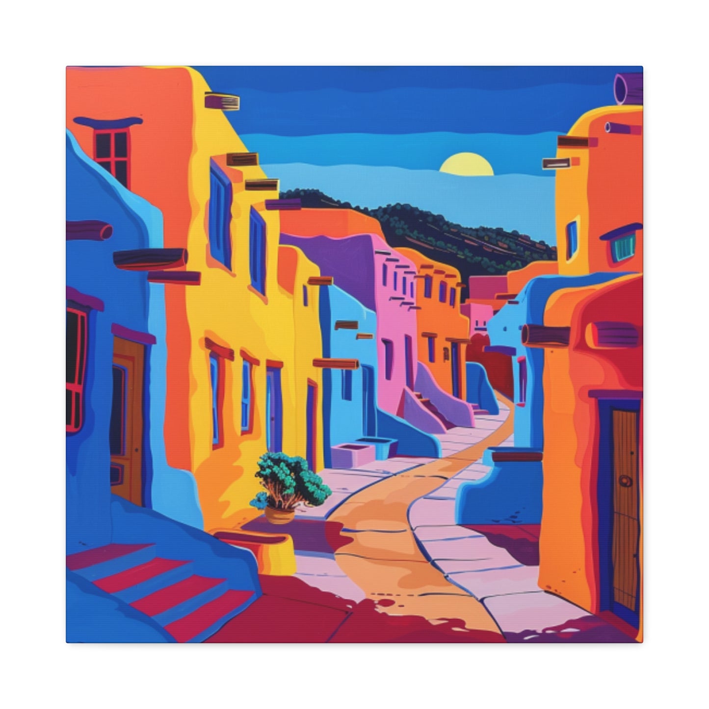 Canvas Wall Art - Santa Fe Street 405