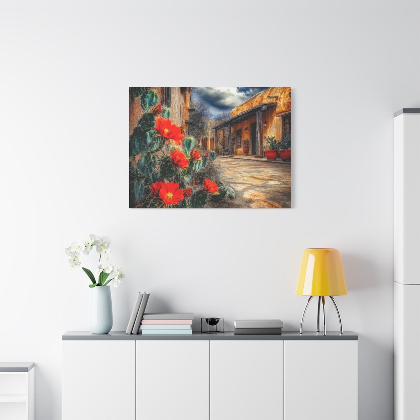 Canvas Print - NM Cacti Village Too