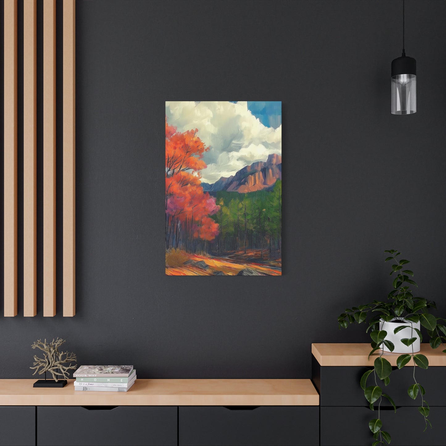 Canvas Print - Rocky Mountain Glorious Trees